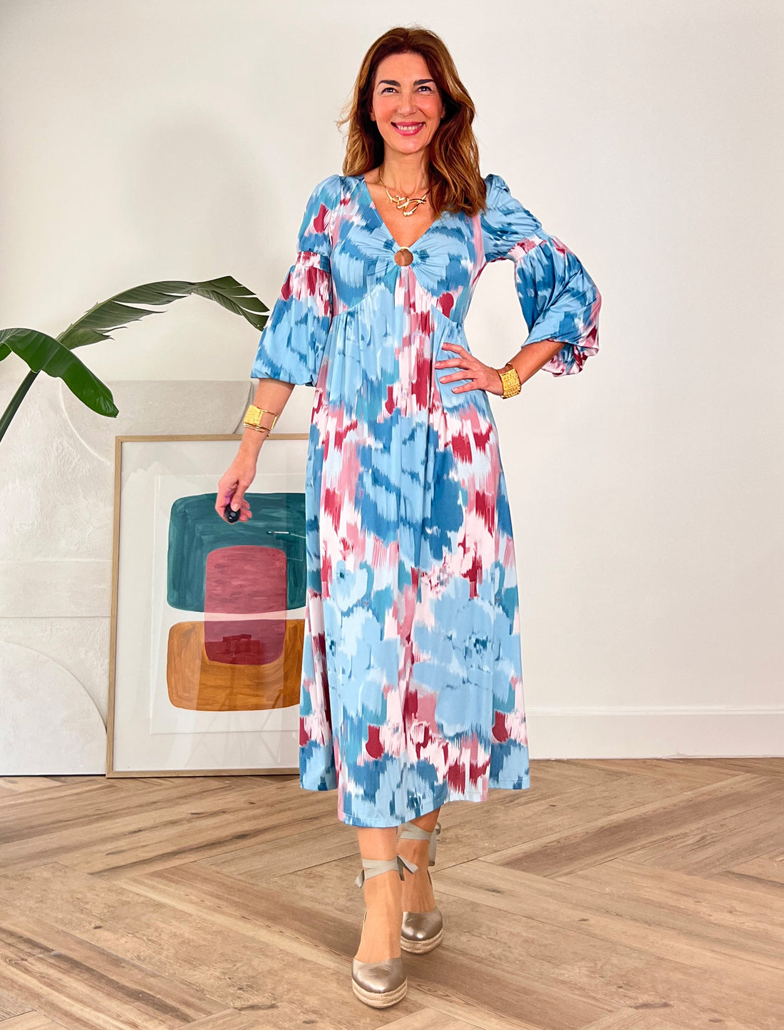 Vestido ikat Art