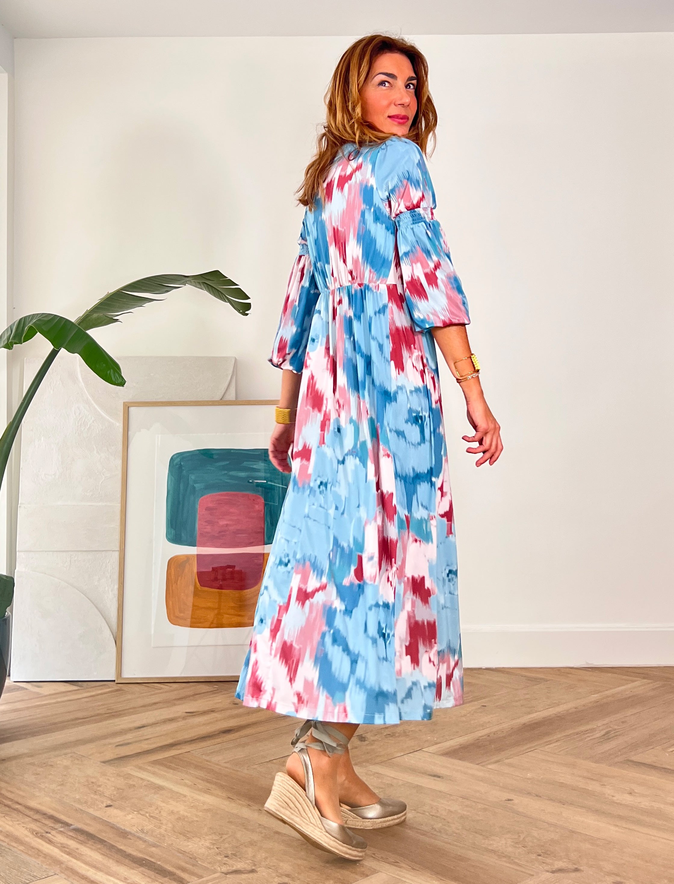 Vestido ikat Art