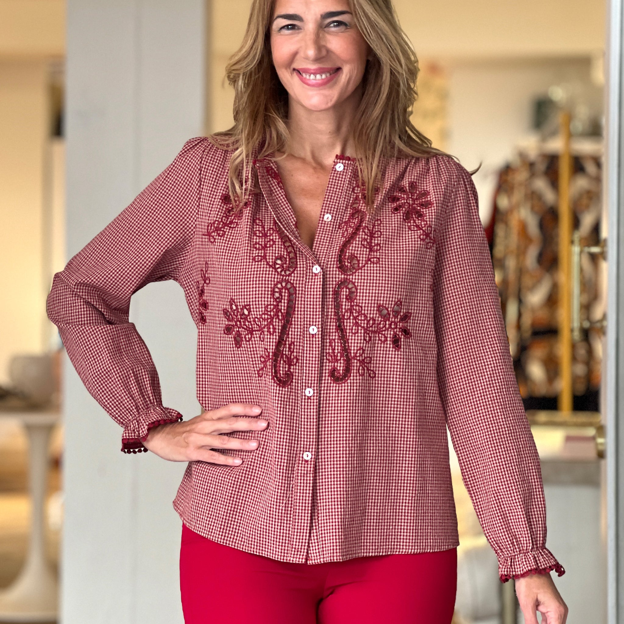 Camisa Jimena bordados