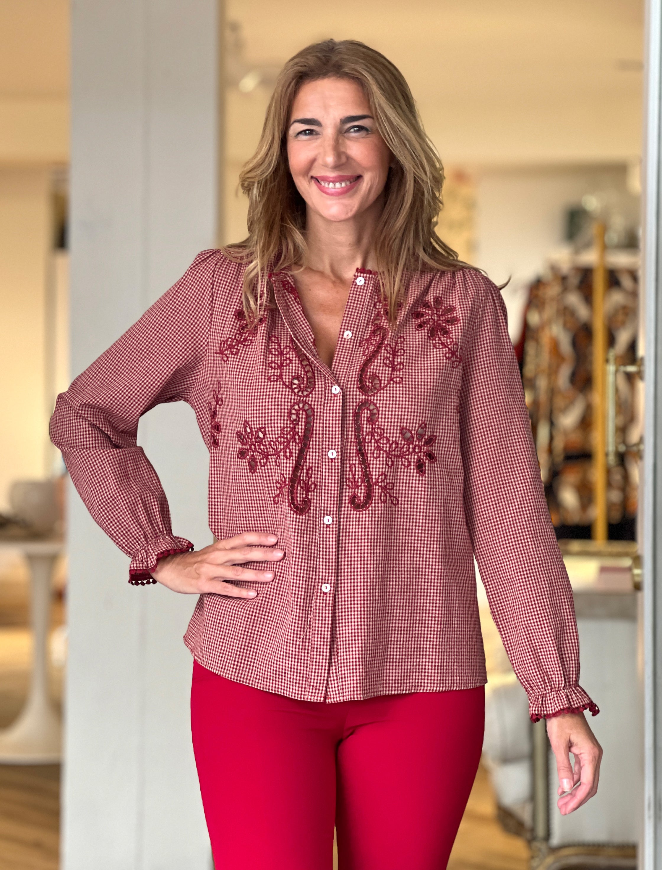 Camisa Jimena bordados