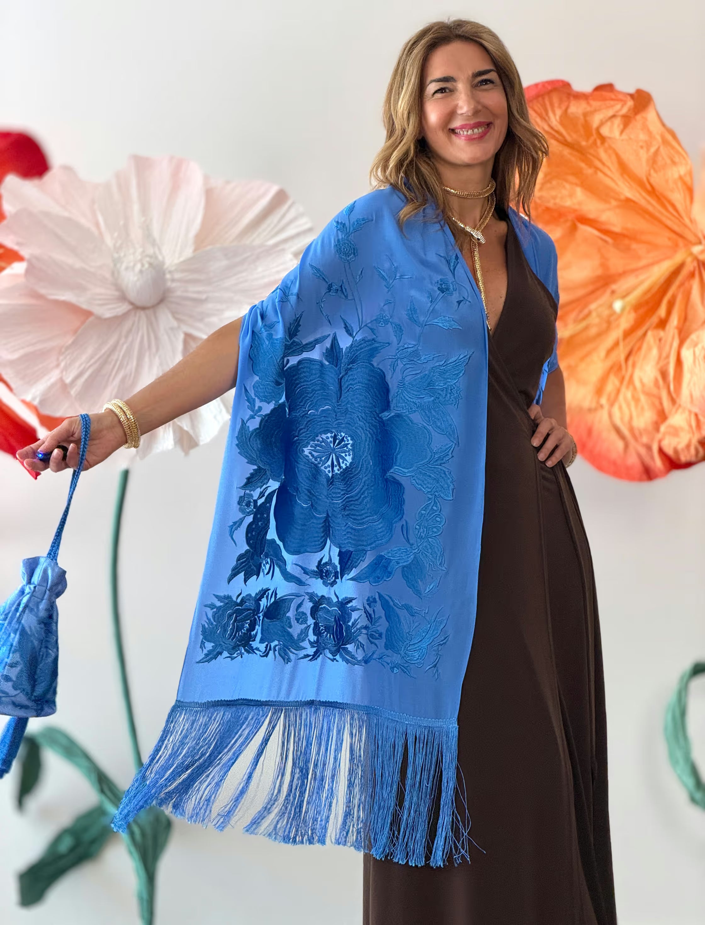 Vestido Muy favorecedor marrón chocolate