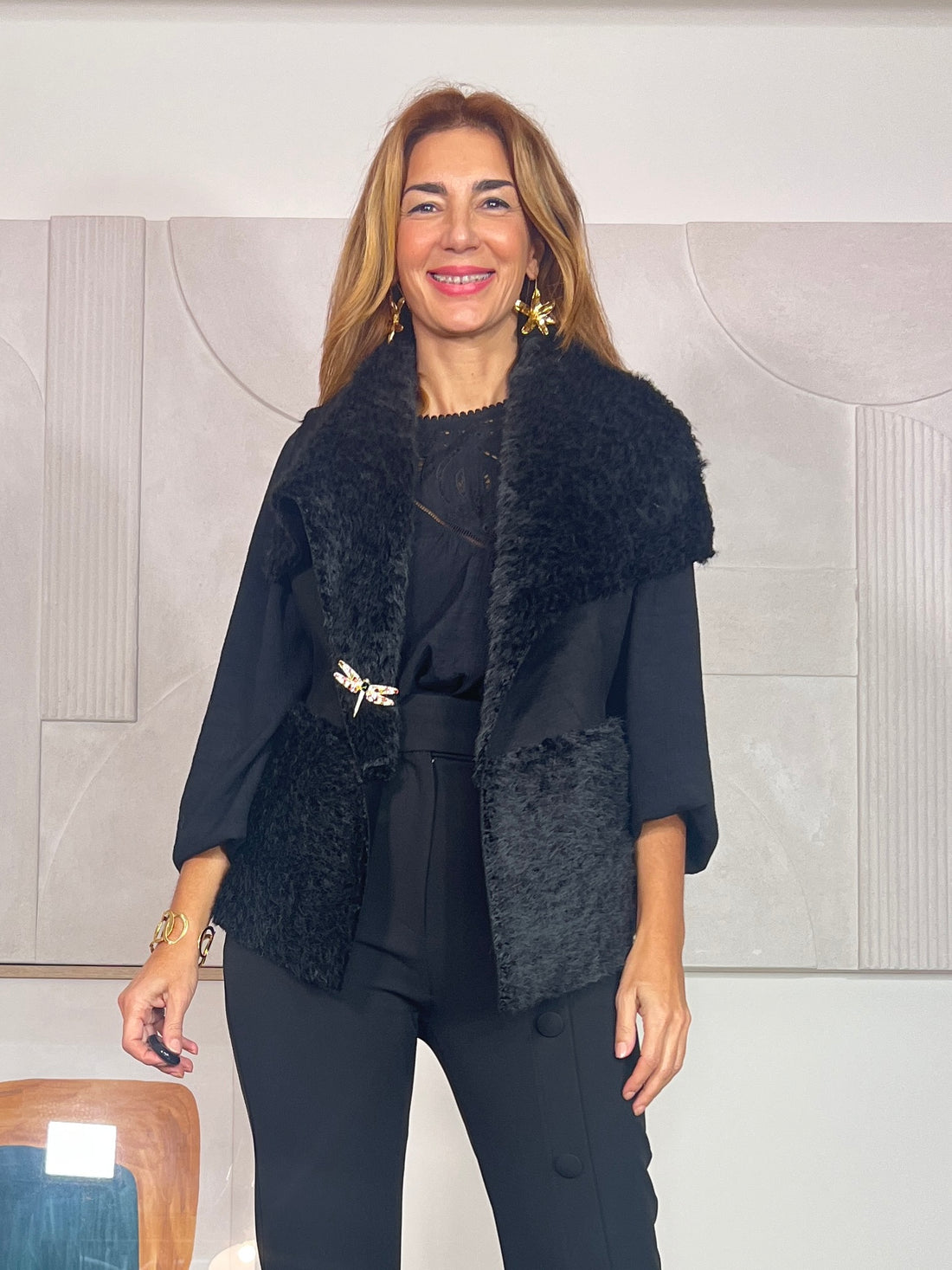 Chaleco boho divino negro