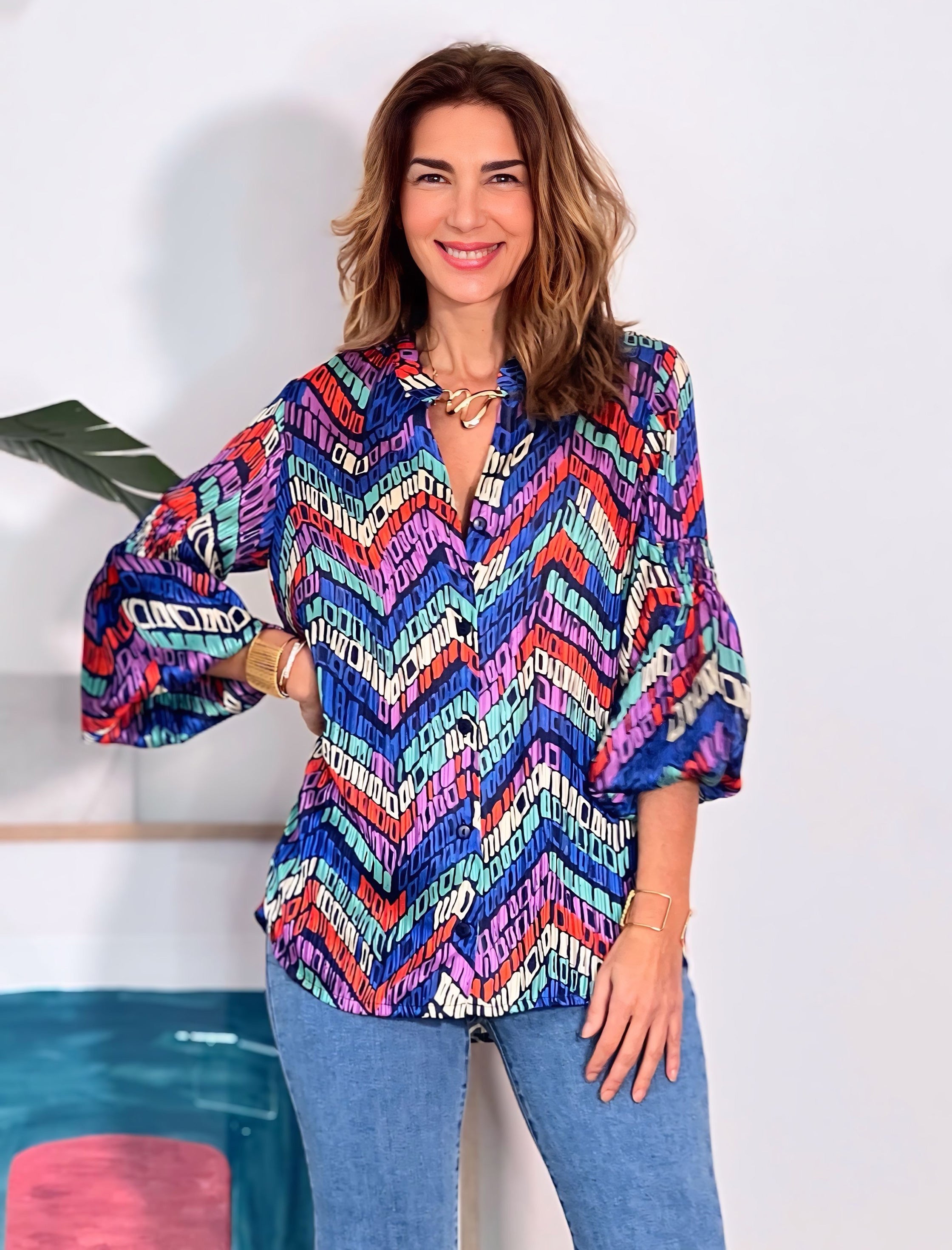 Camisa ideal fluida colours