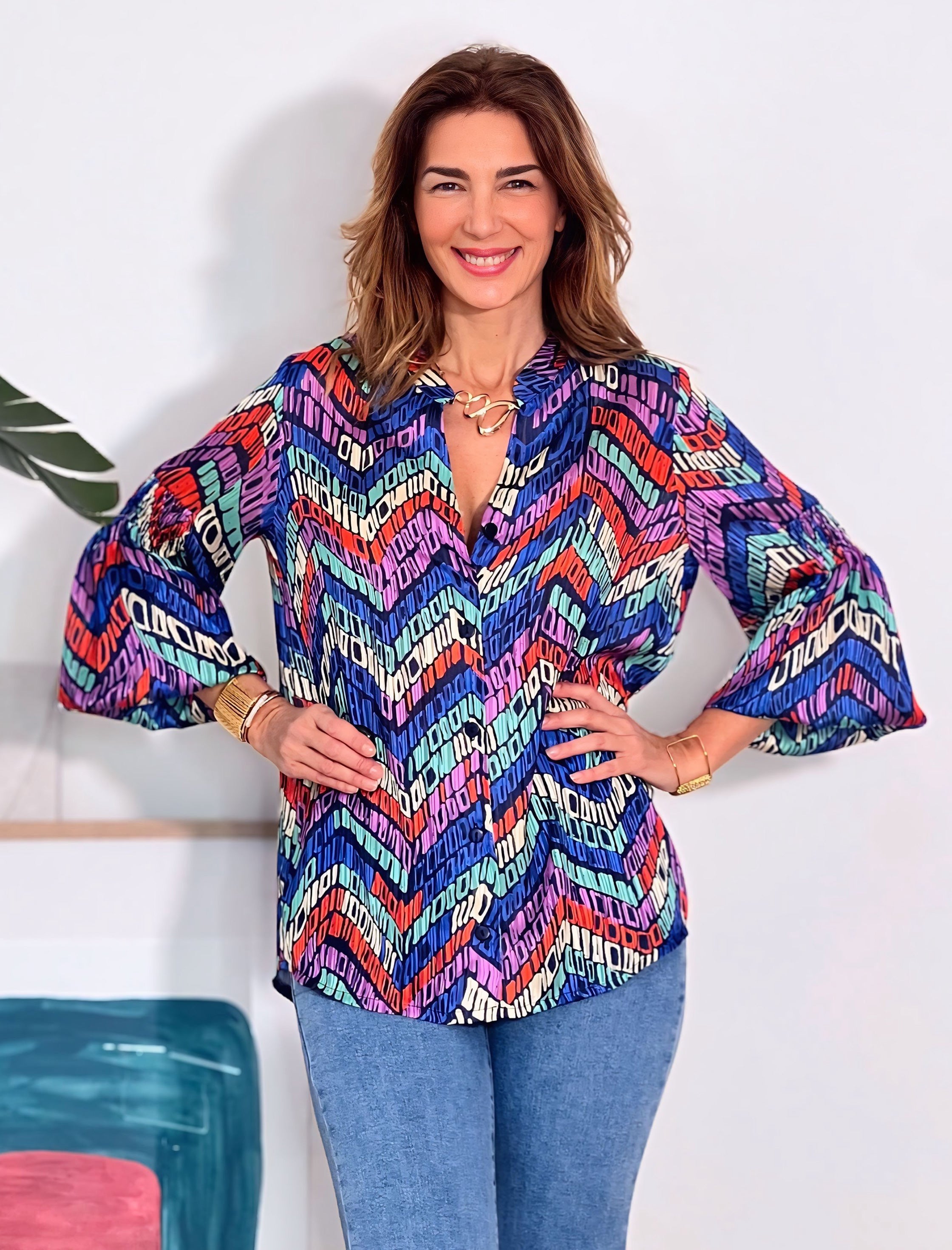 Camisa ideal fluida colours