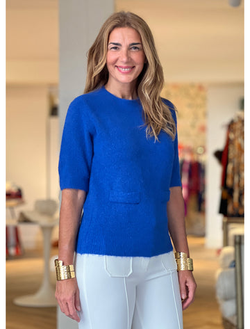 Jersey dulce Casilda azul