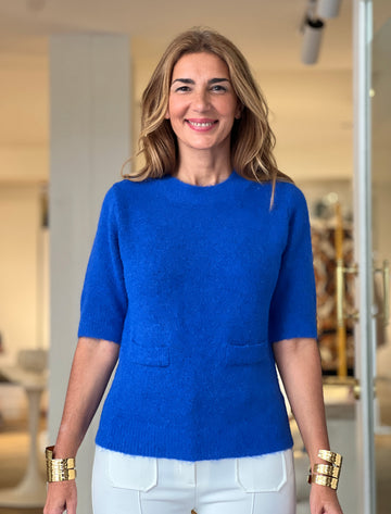 Jersey dulce Casilda azul
