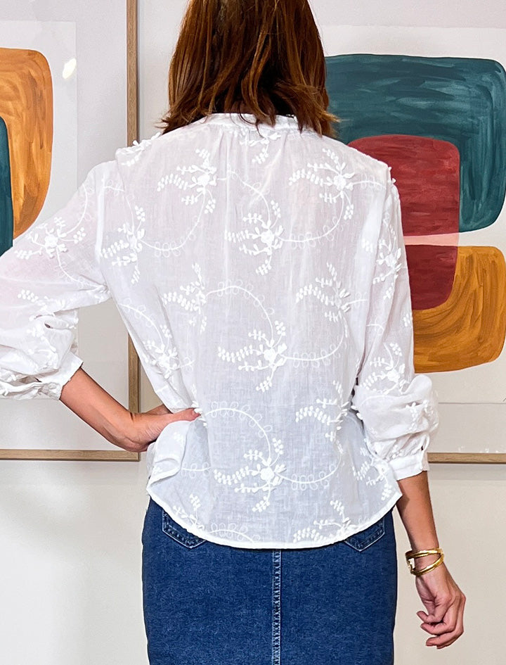 Fluid Embroidered Shirt