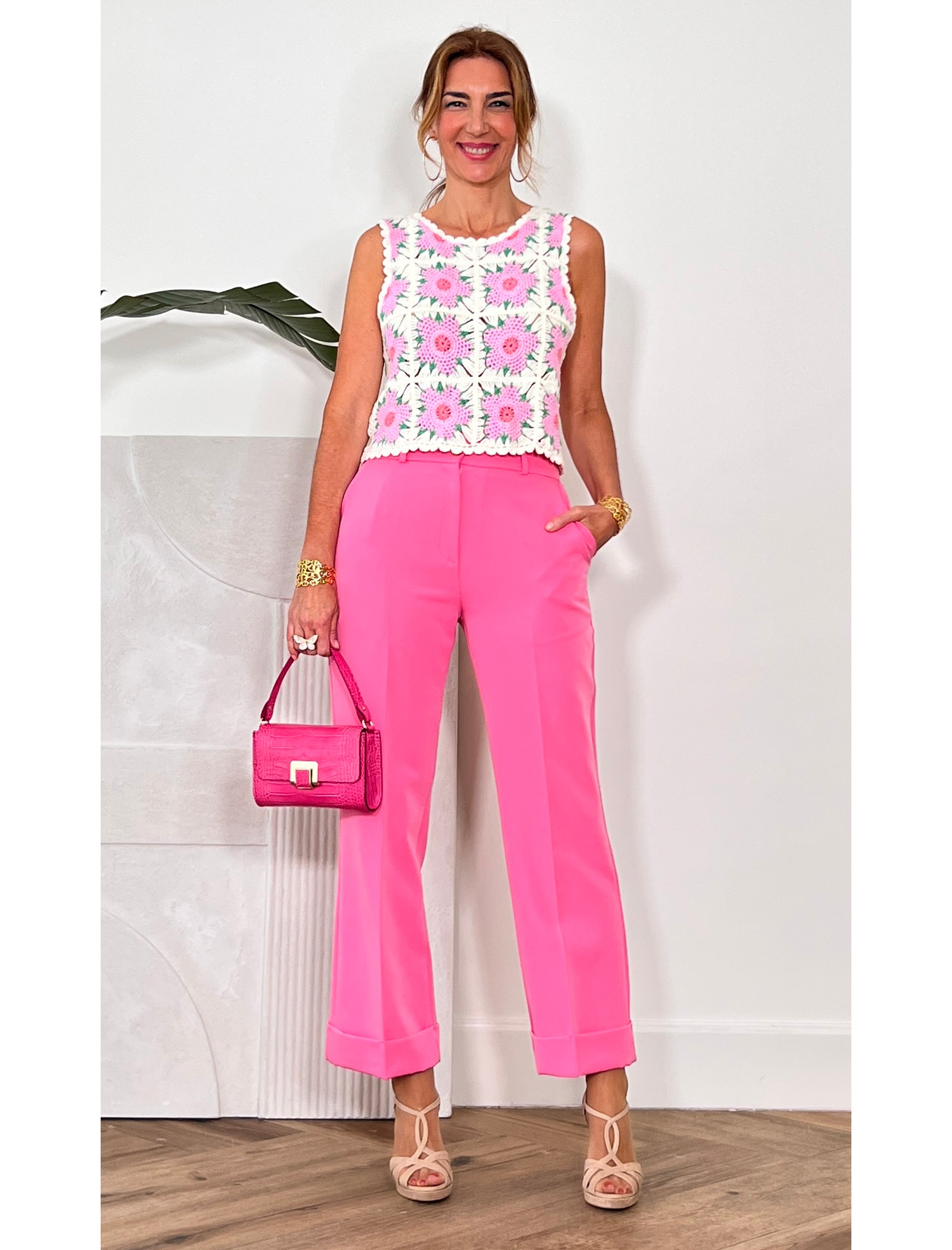 Top artesano Floral