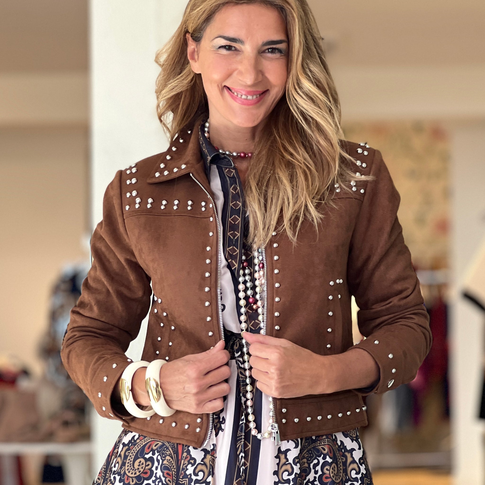 Chaqueta muy chic boho