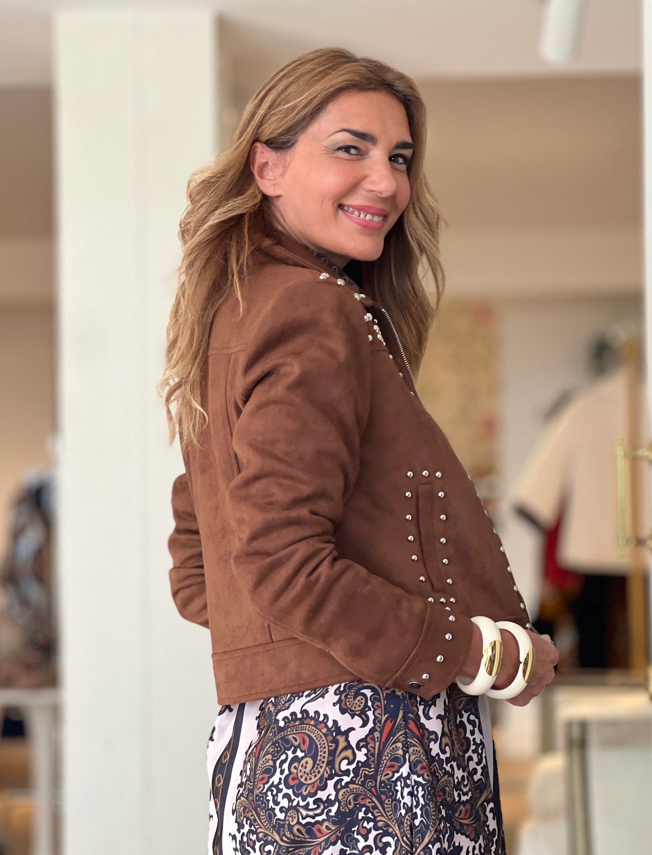 Chaqueta muy chic boho