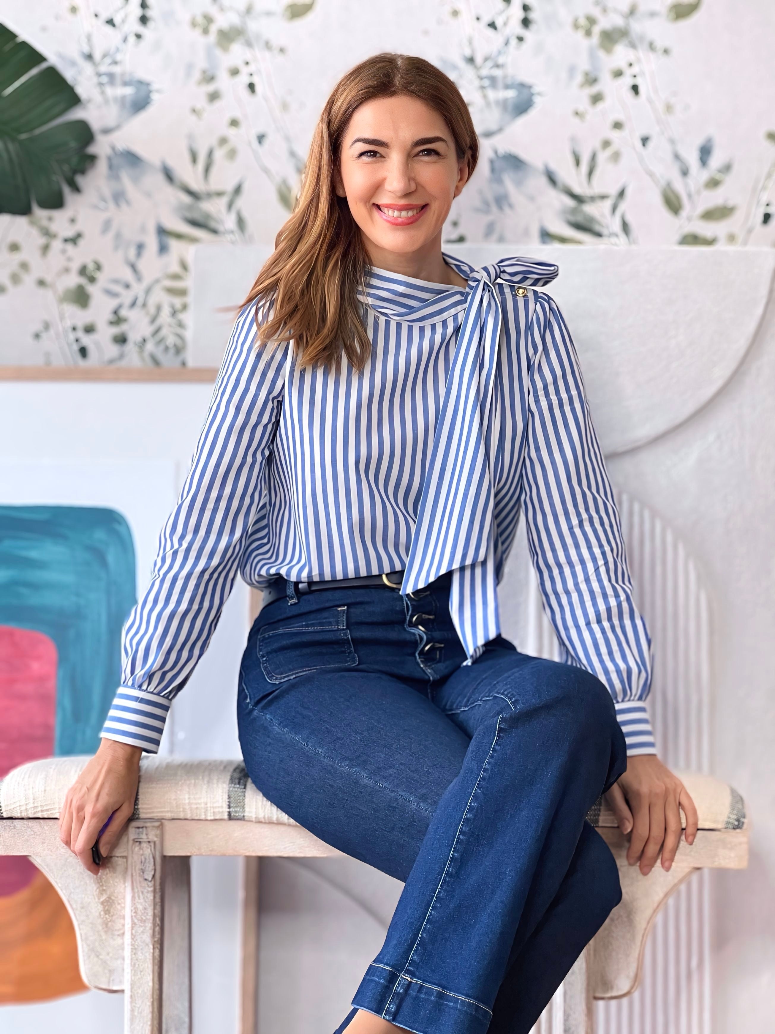 Camisa Jimena de rayas ÚLTIMA M