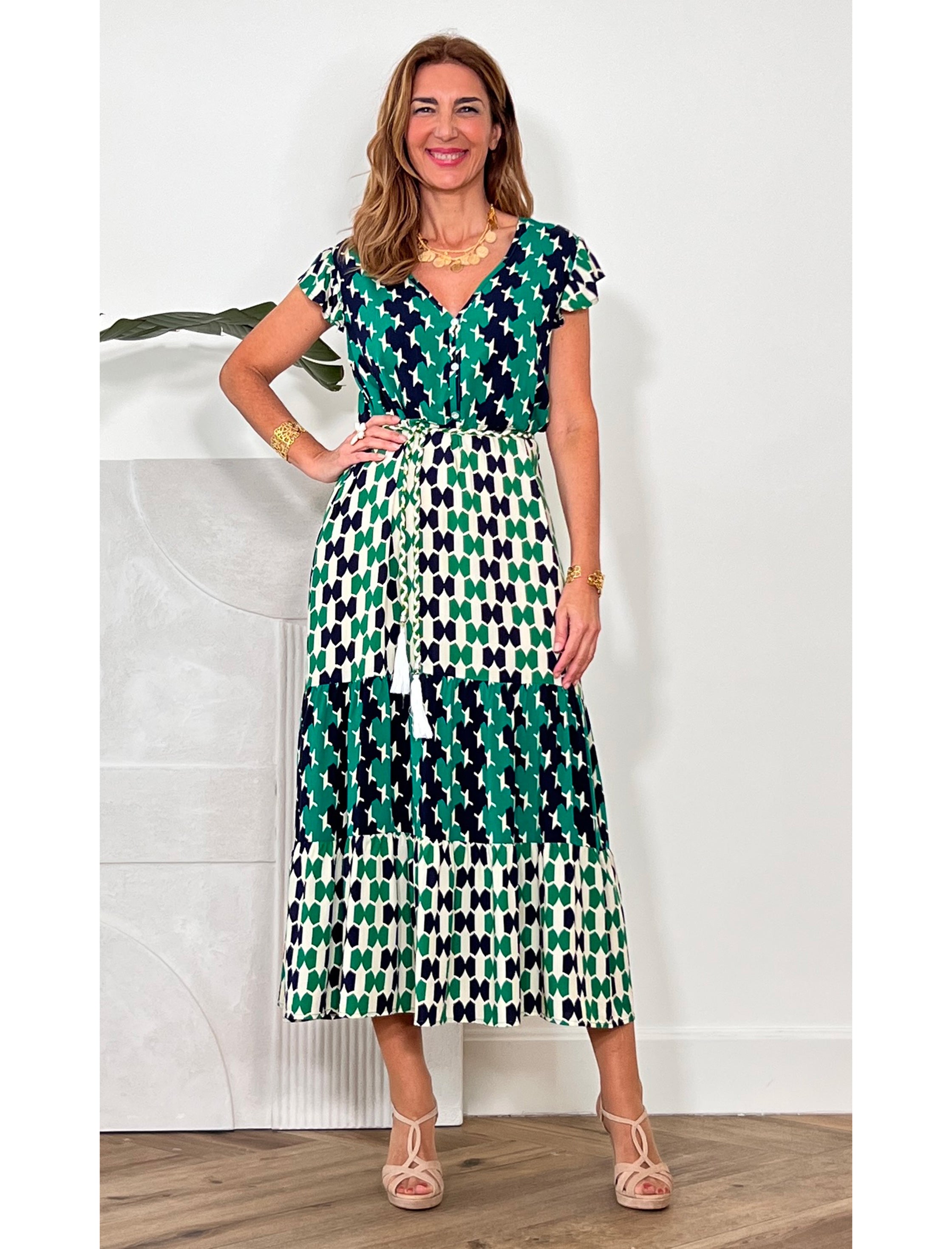 Vestido de viscosa feliz