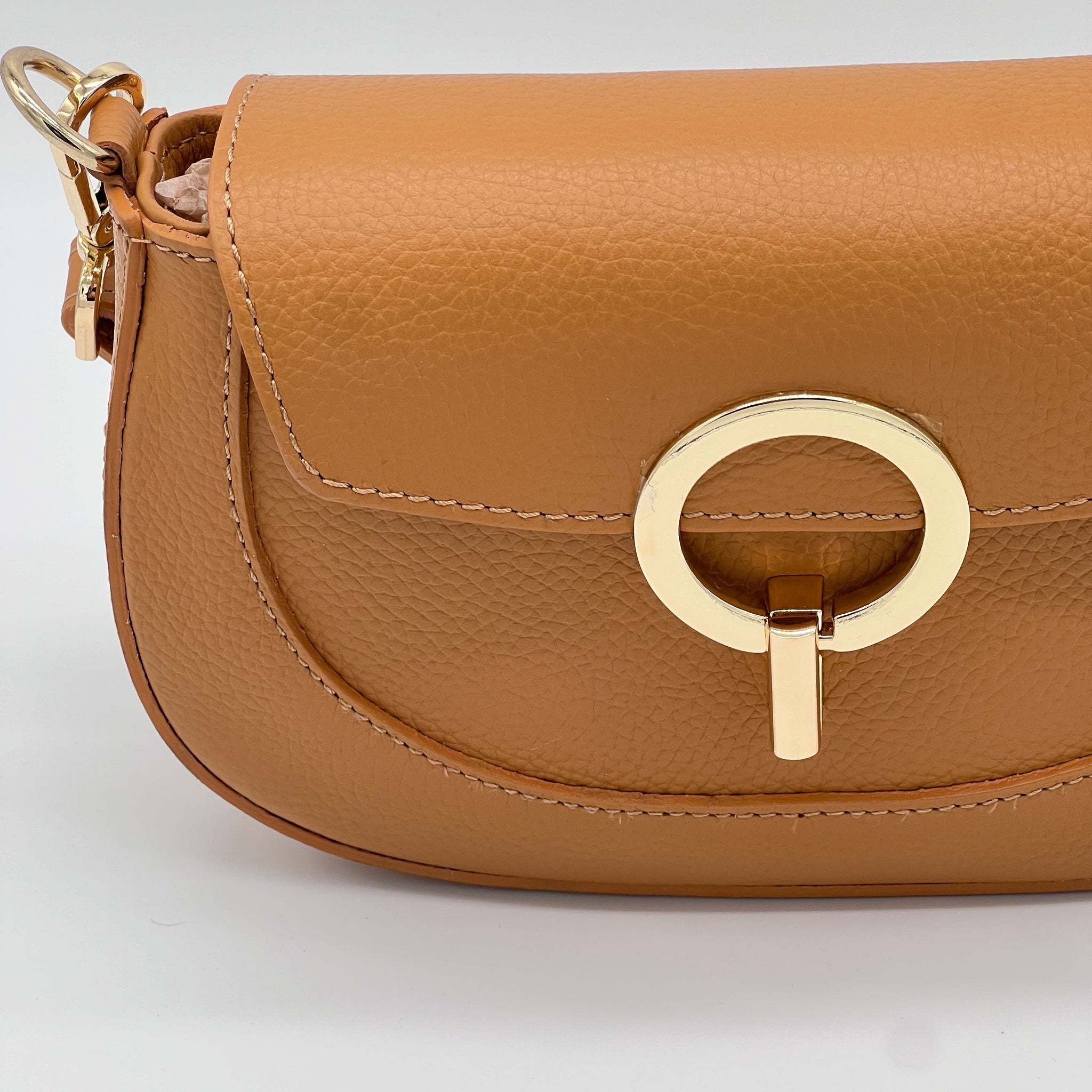 BOLSO ALESSANDRA CUERO CLARO