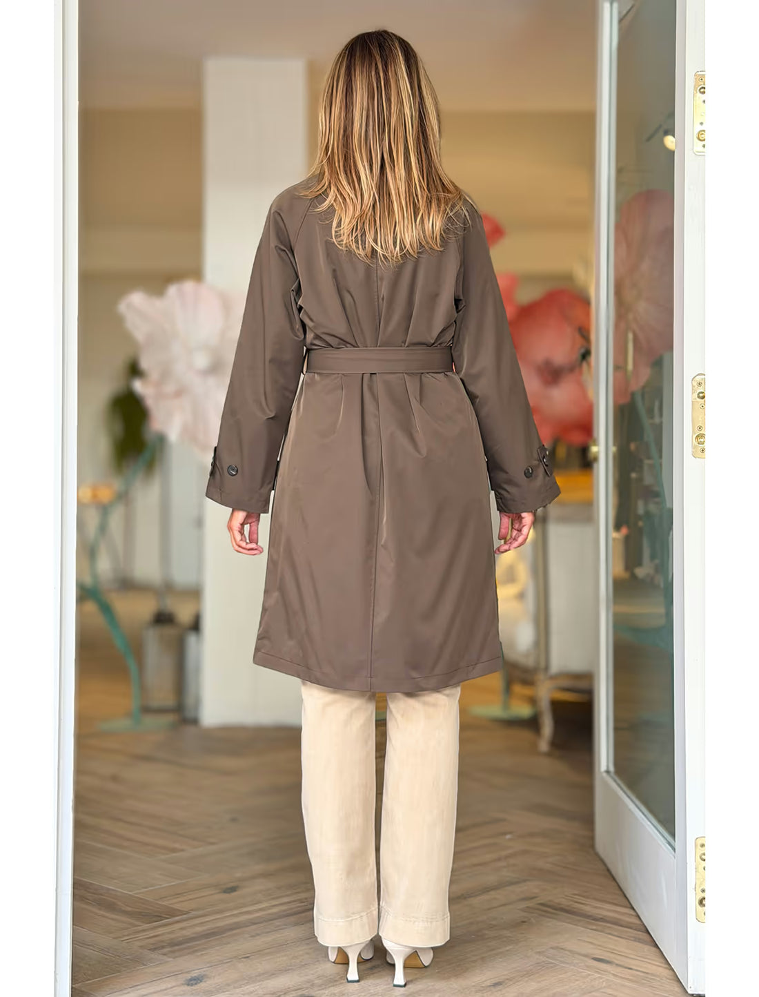Trench ideal marrón