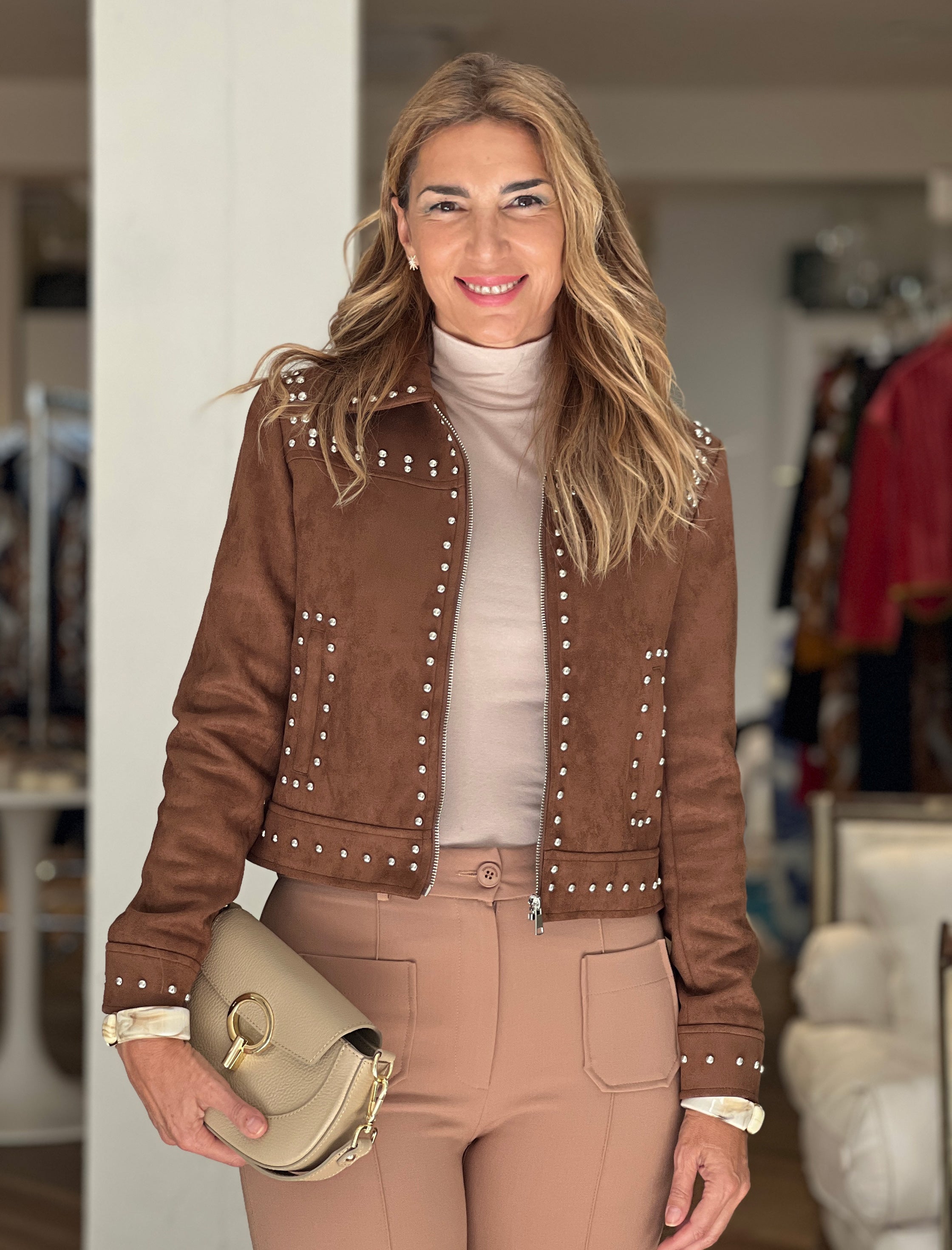 Chaqueta muy chic boho