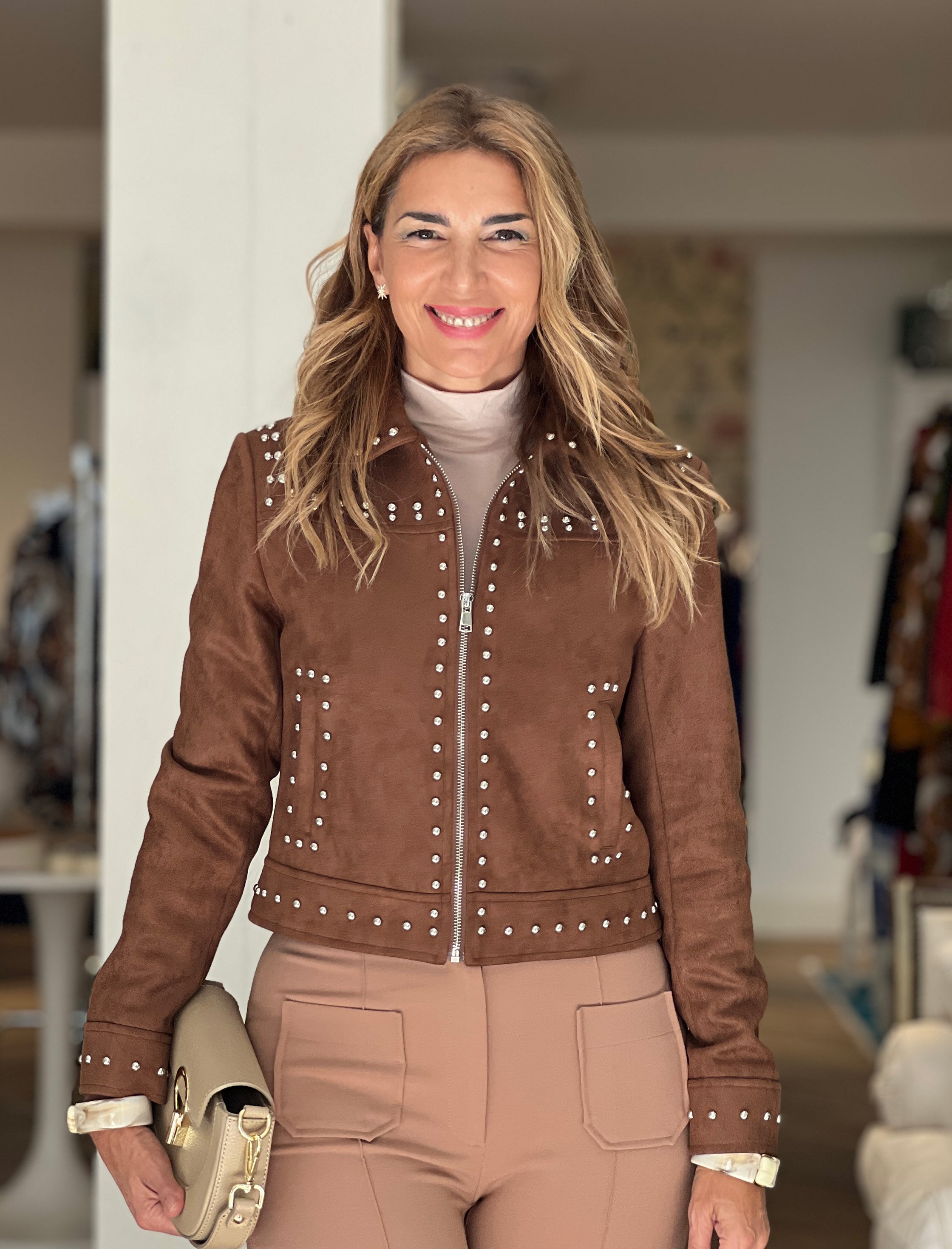 Chaqueta muy chic boho