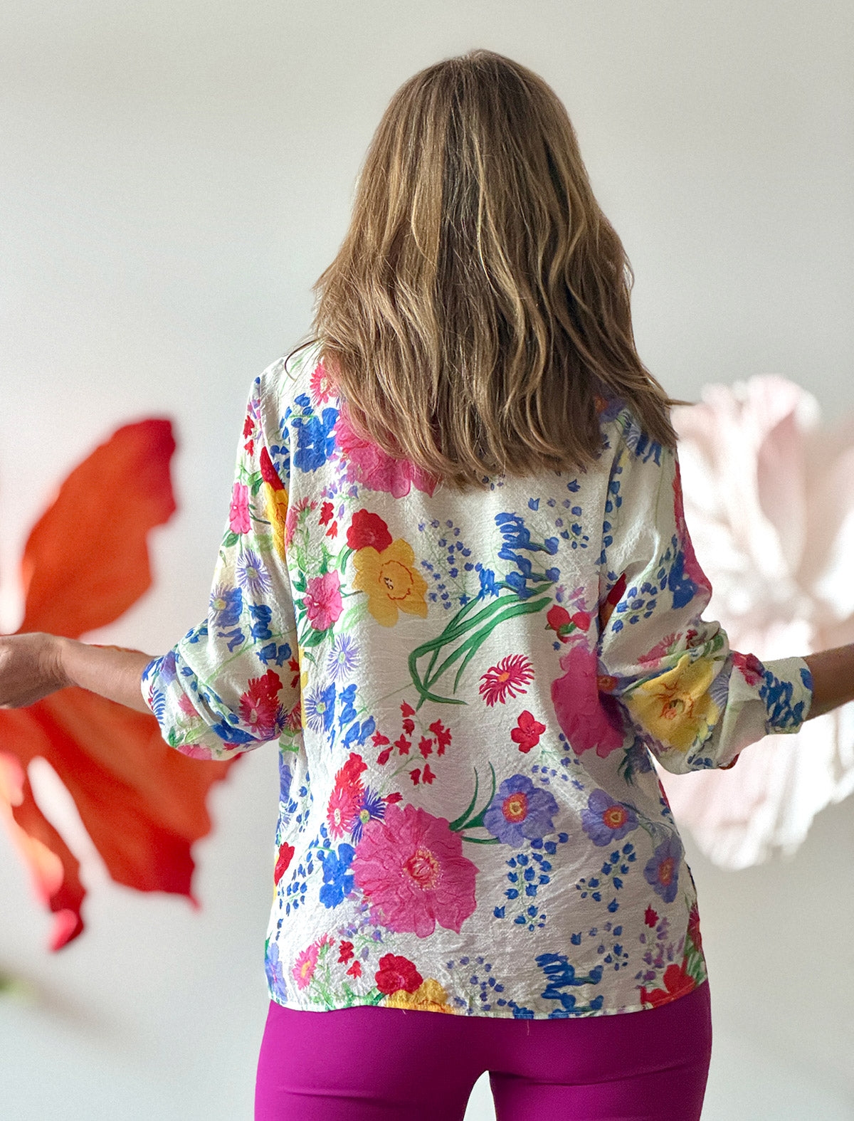 Camisa con estilo floral ideal