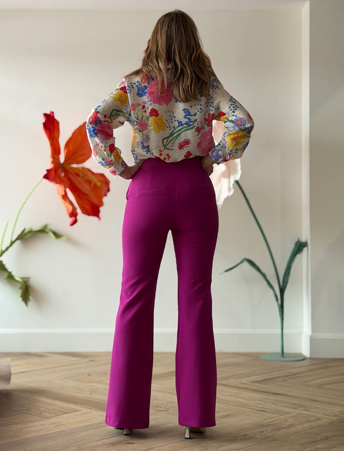 Pantalón más que ideal buganvilla