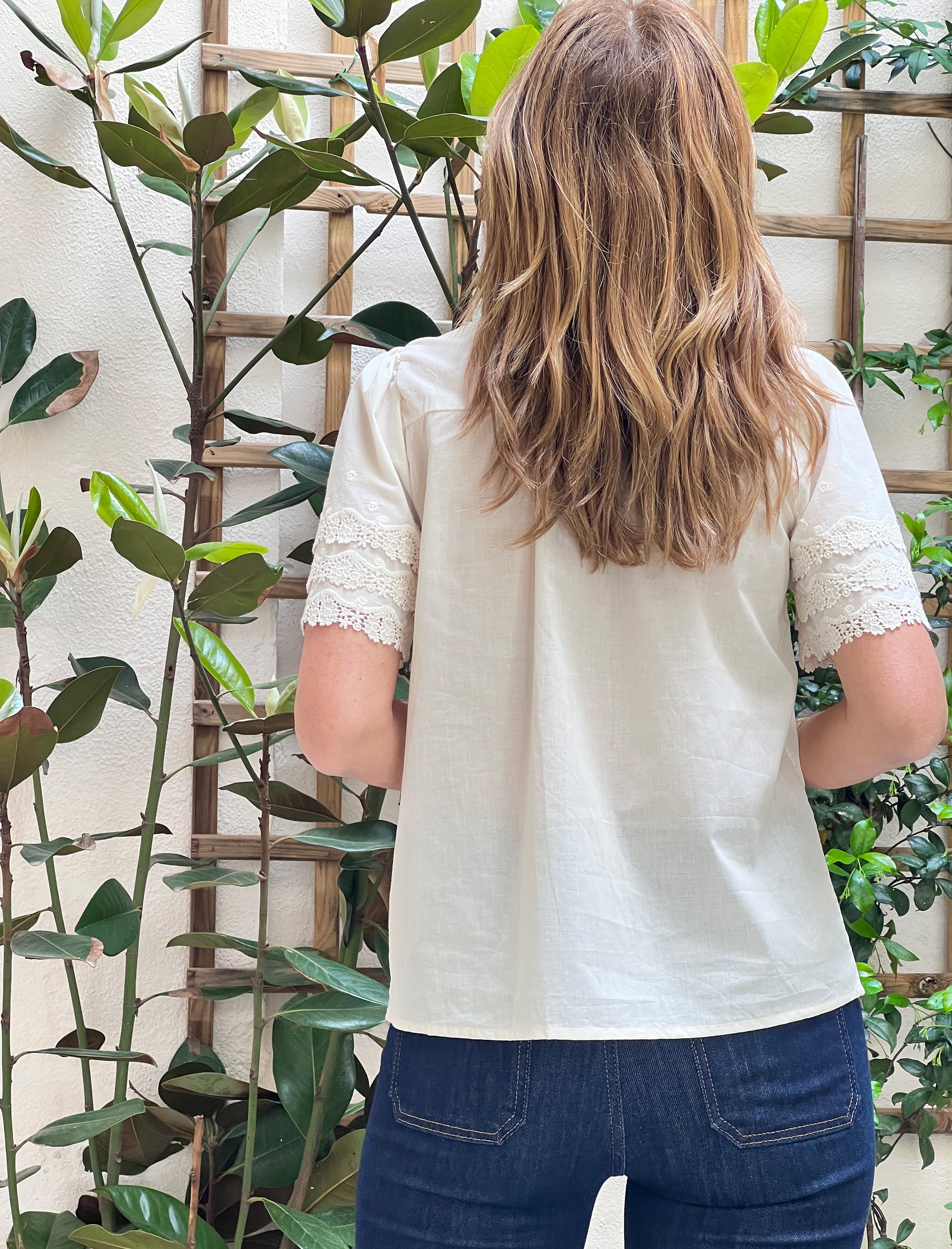 Camisa de encajes ideales