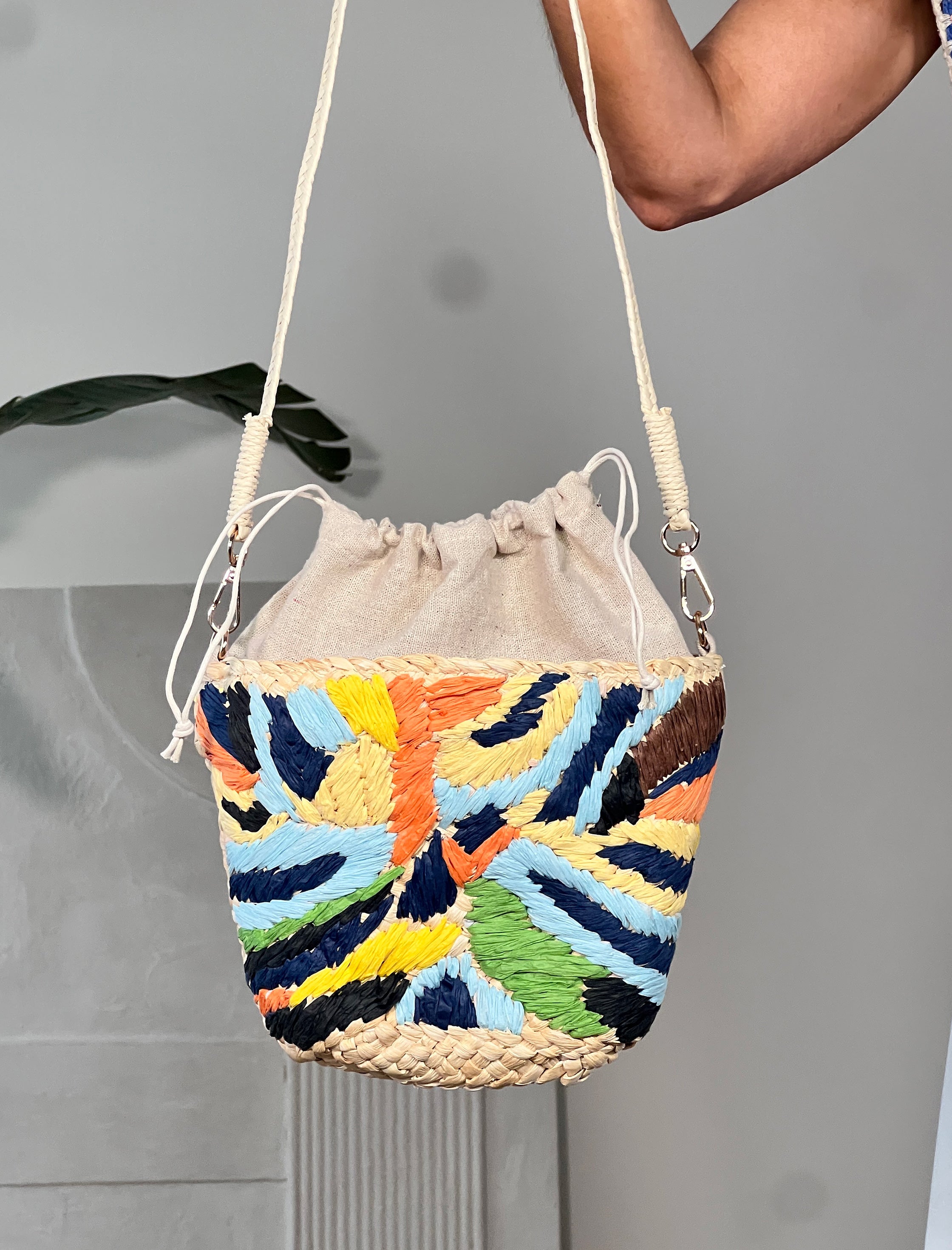 Bolso Chic Floreal Azul