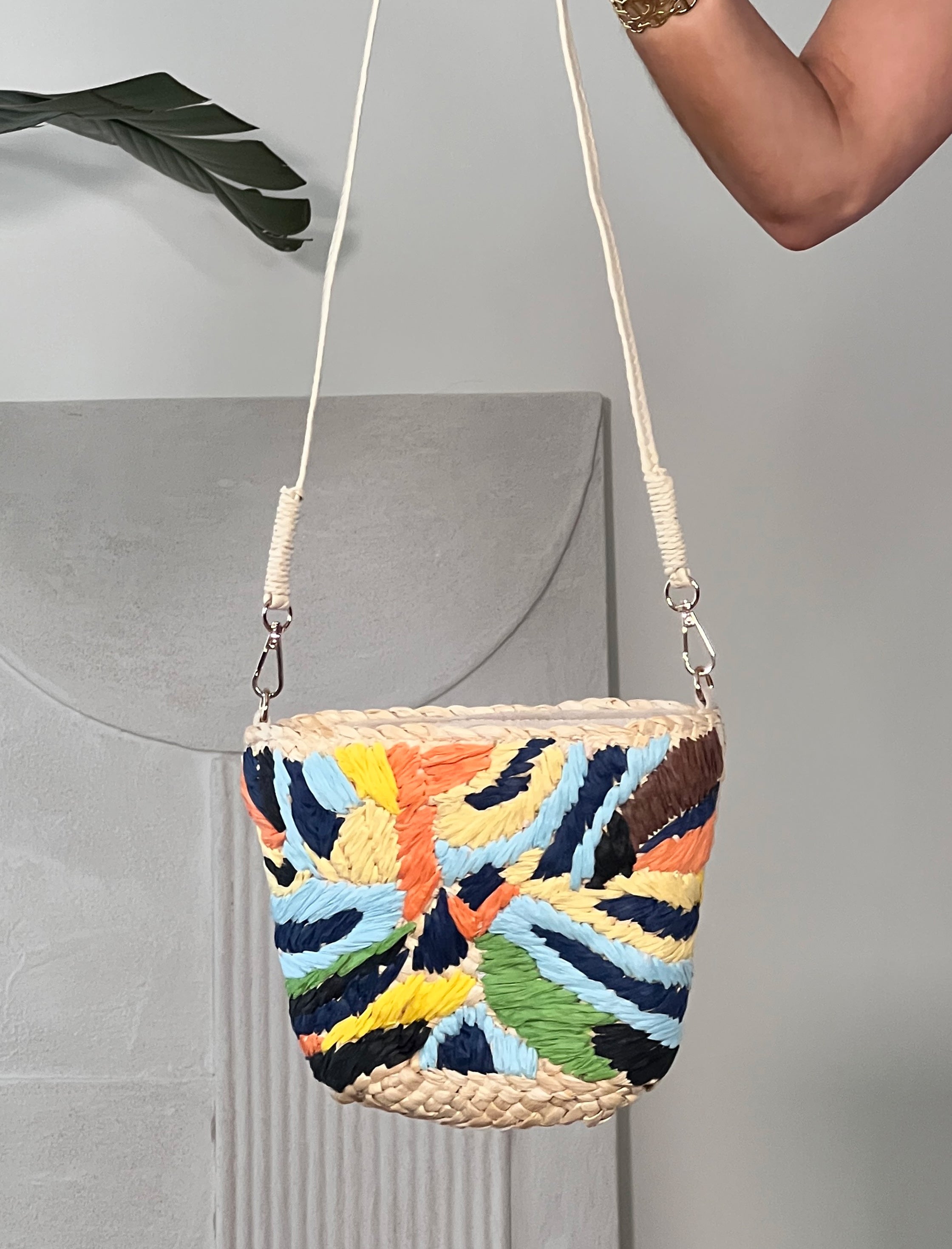 Bolso Chic Floreal Azul
