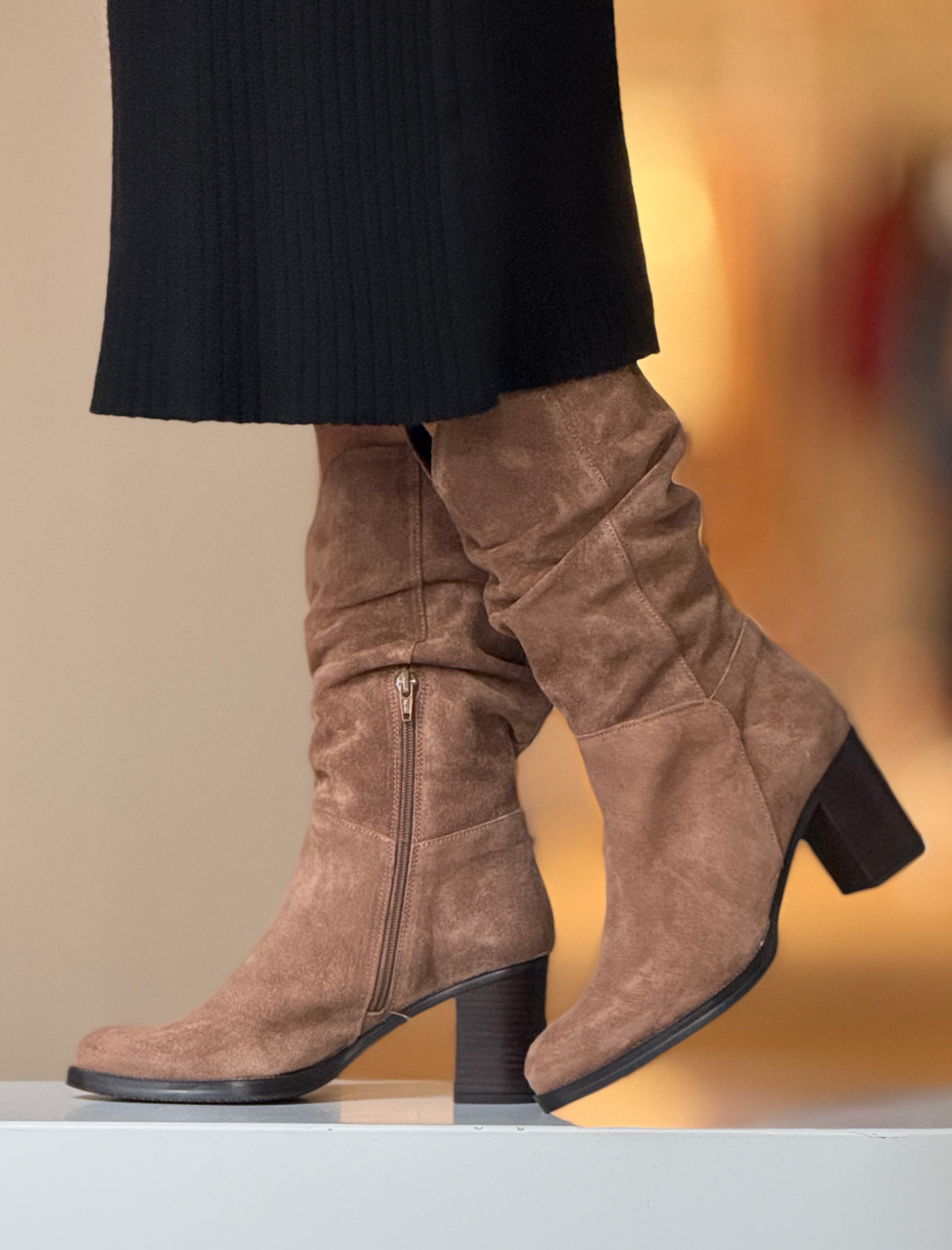 Bota Chic Elle Castaño