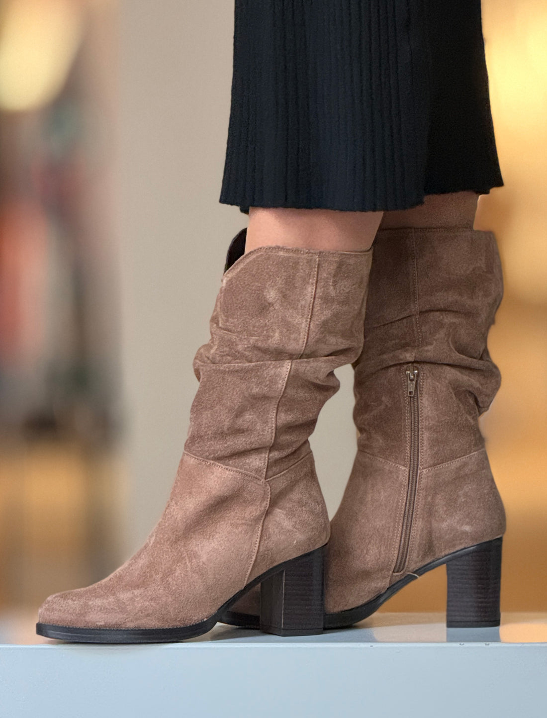 Bota Chic Elle Castaño