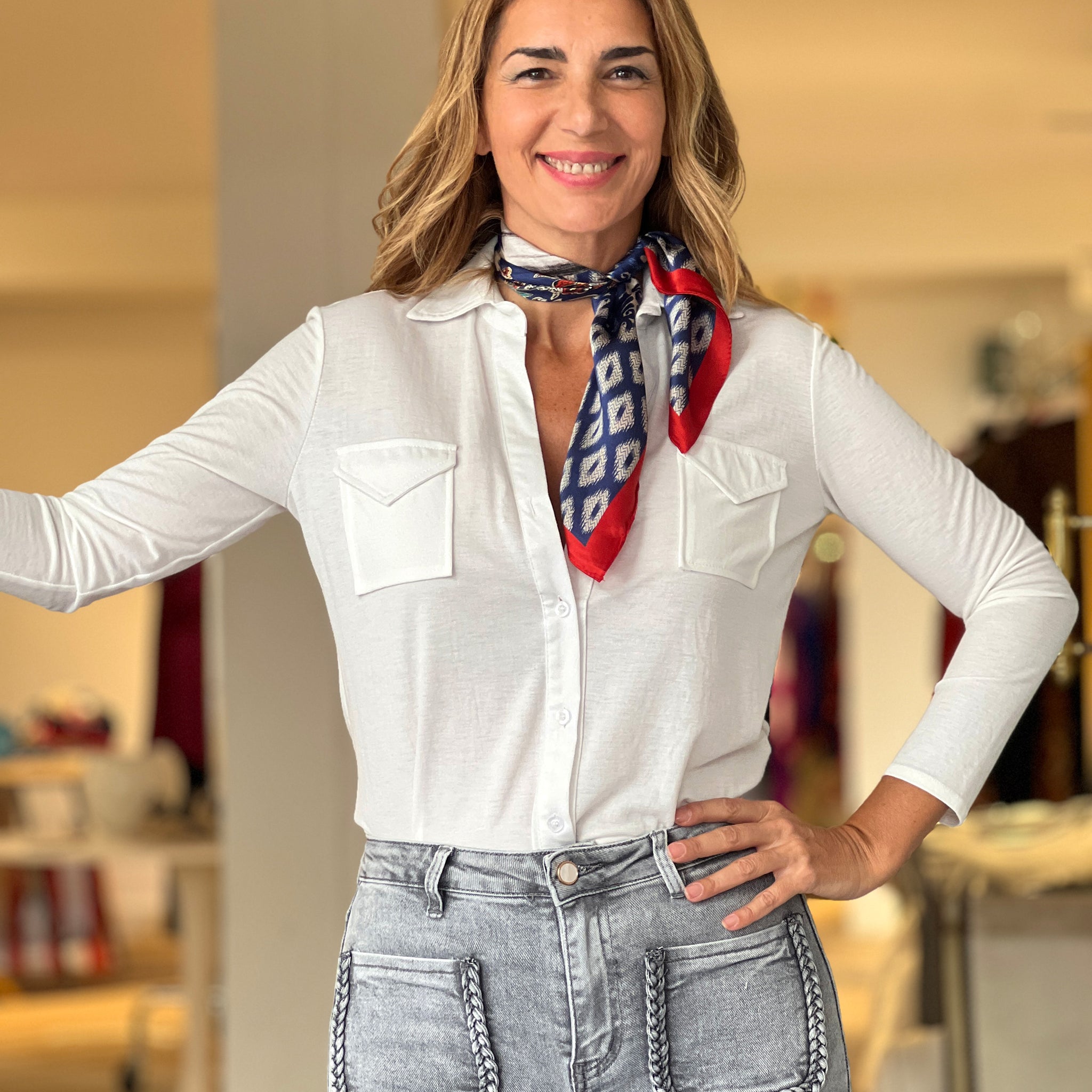 Pañuelo Ikat chic