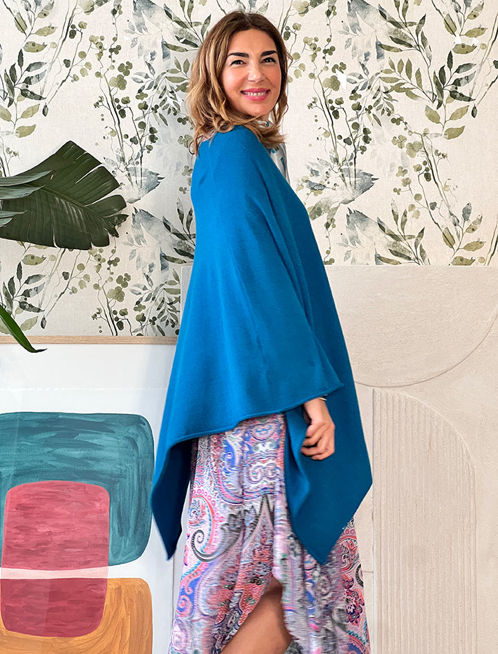 Capa Chic Deliciosa azul turquesa