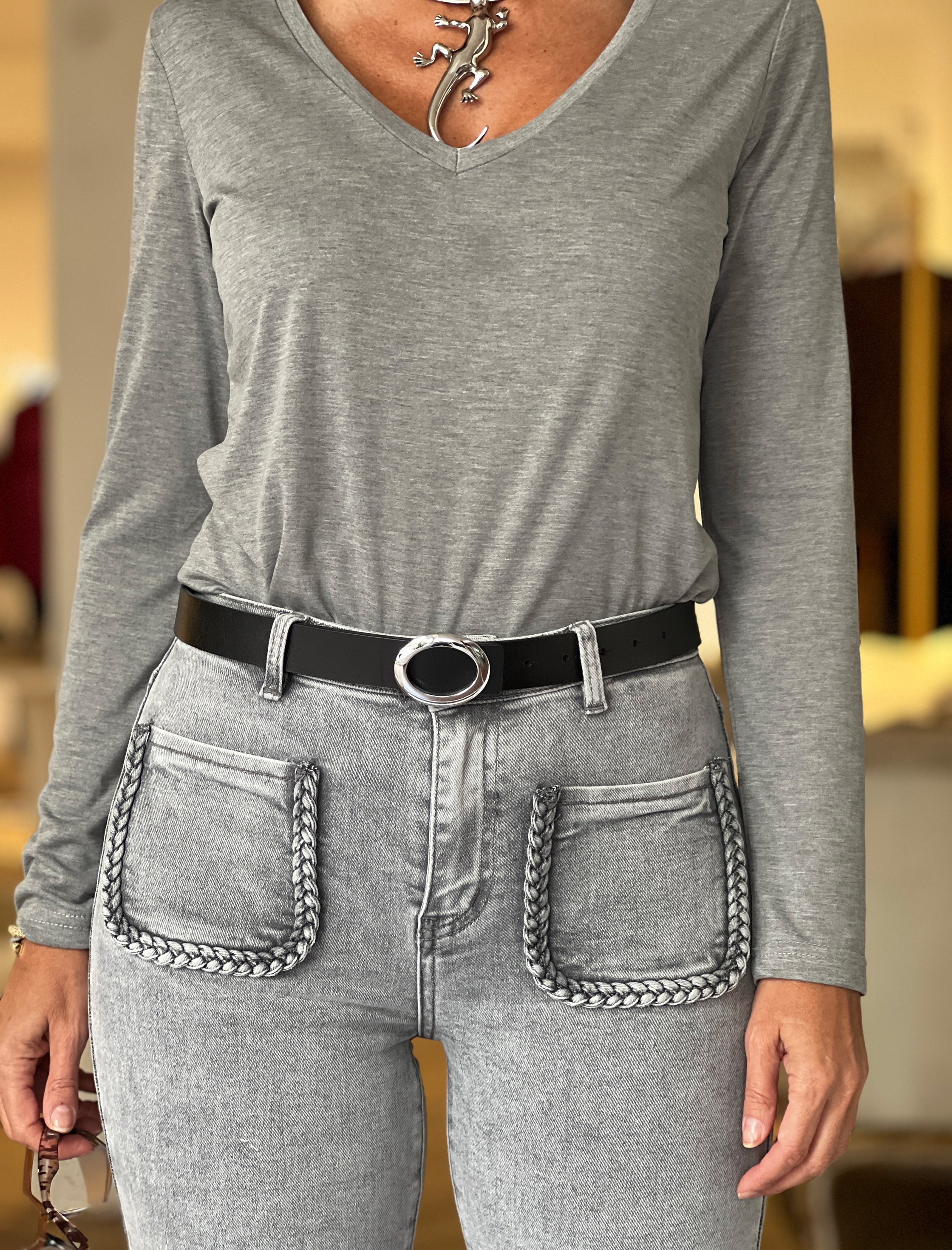 Camiseta para todo gris