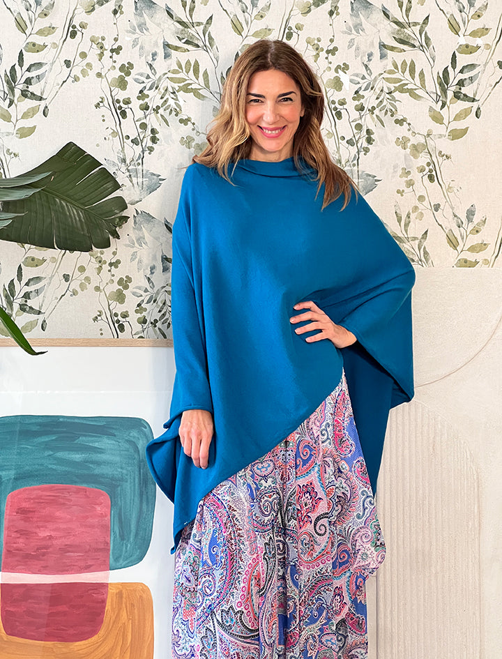 Capa Chic Deliciosa azul turquesa