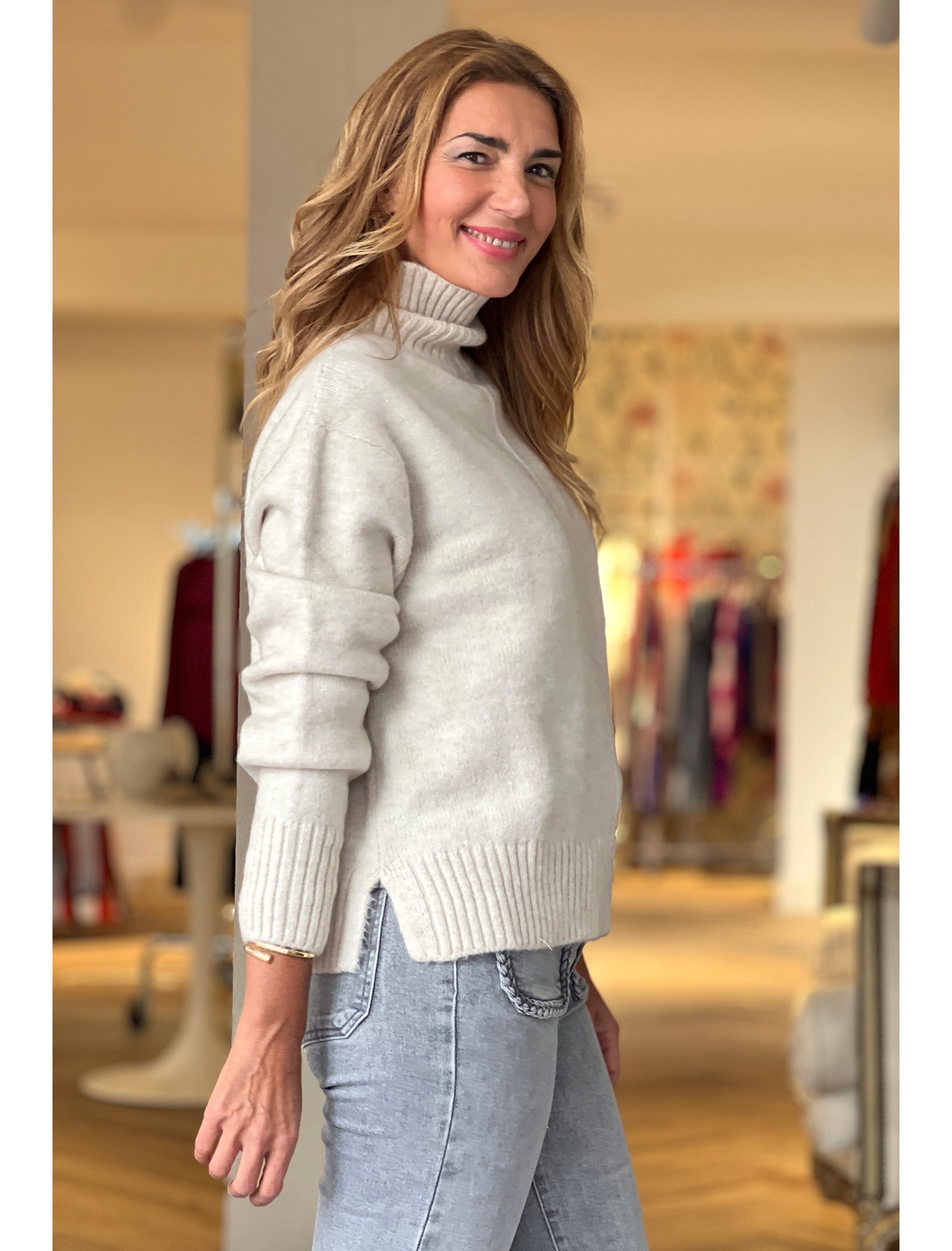 Jersey suave ideal Beig