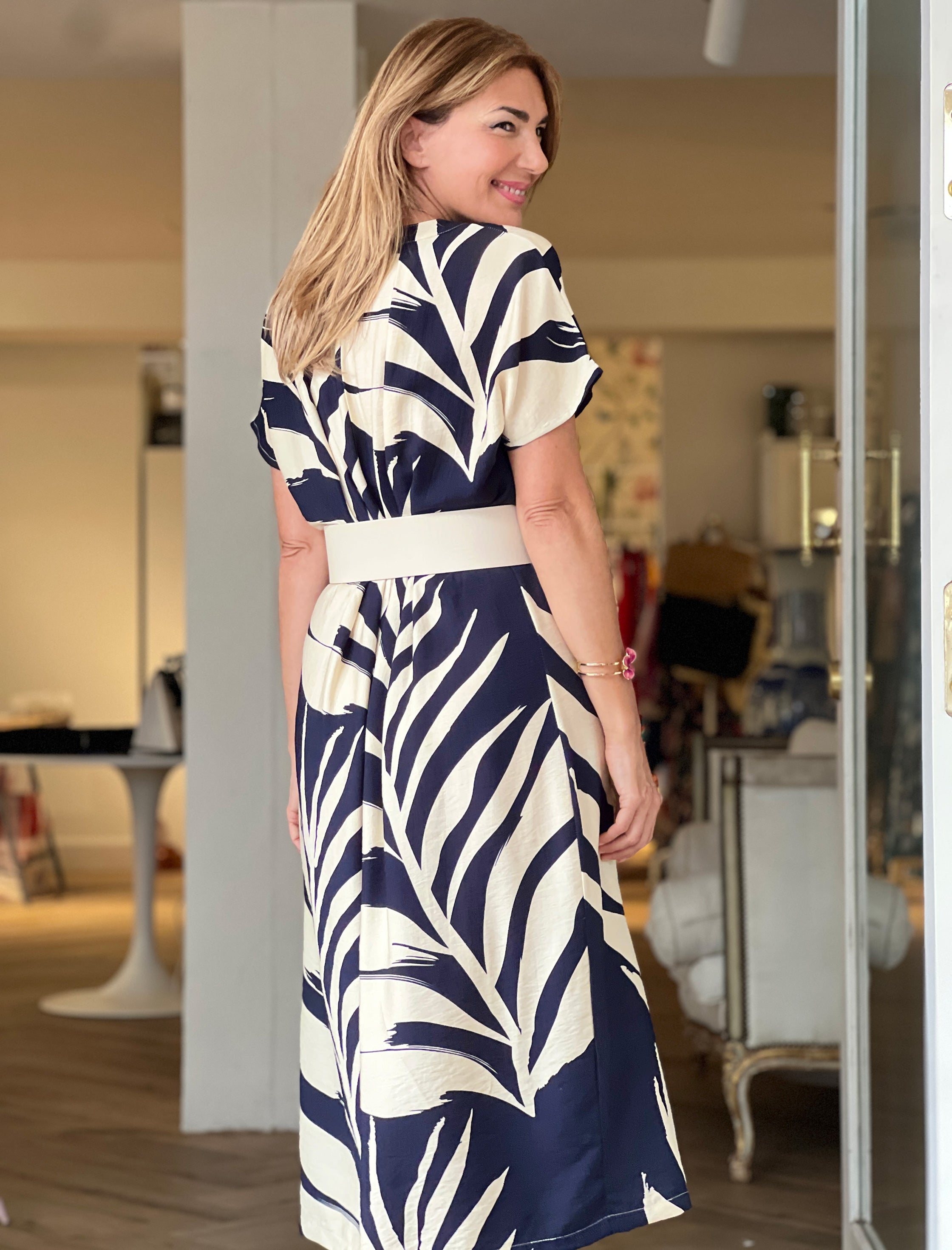 Vestido camisero azules