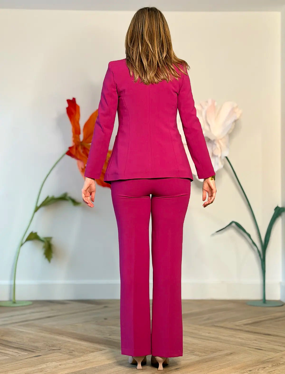 RED SOFT VISCOSE T-SHIRT