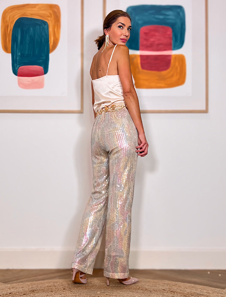 TOP LENCERO SUAVE Y CHIC CHAMPAN