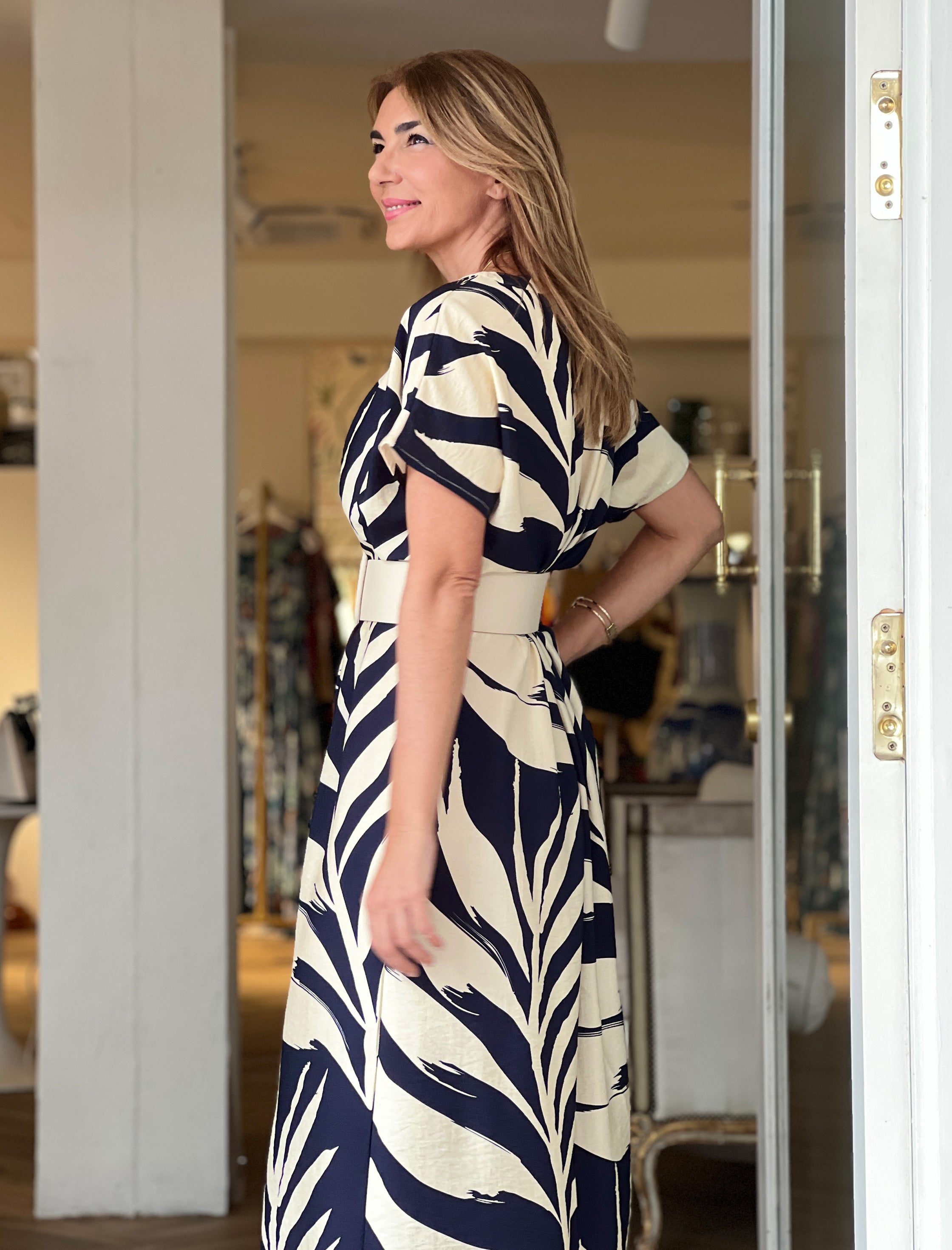 Vestido camisero azules