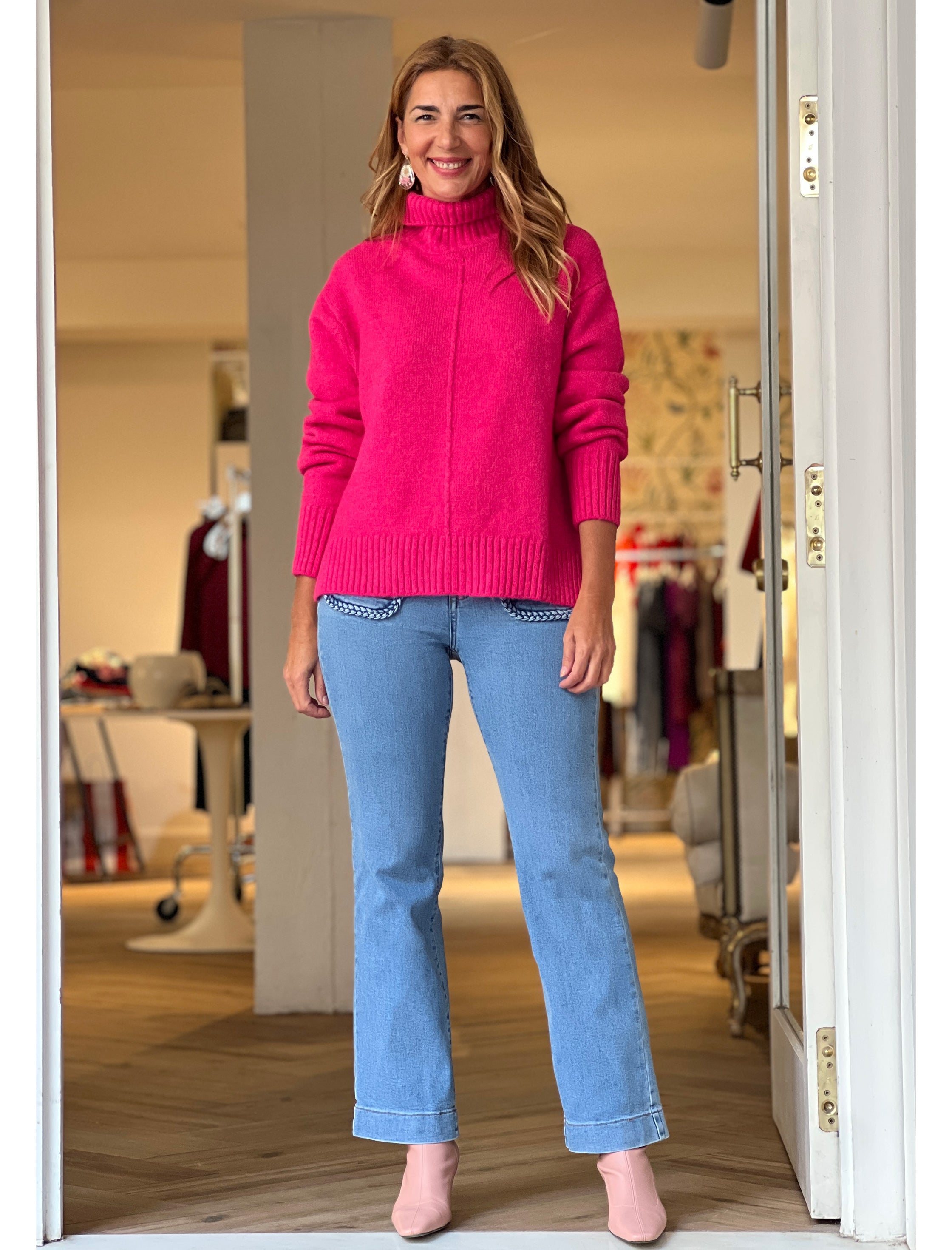 Jersey suave ideal fucsia