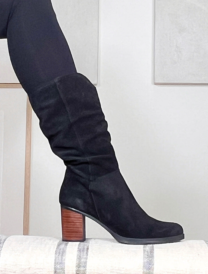 Bota chic Elle negro