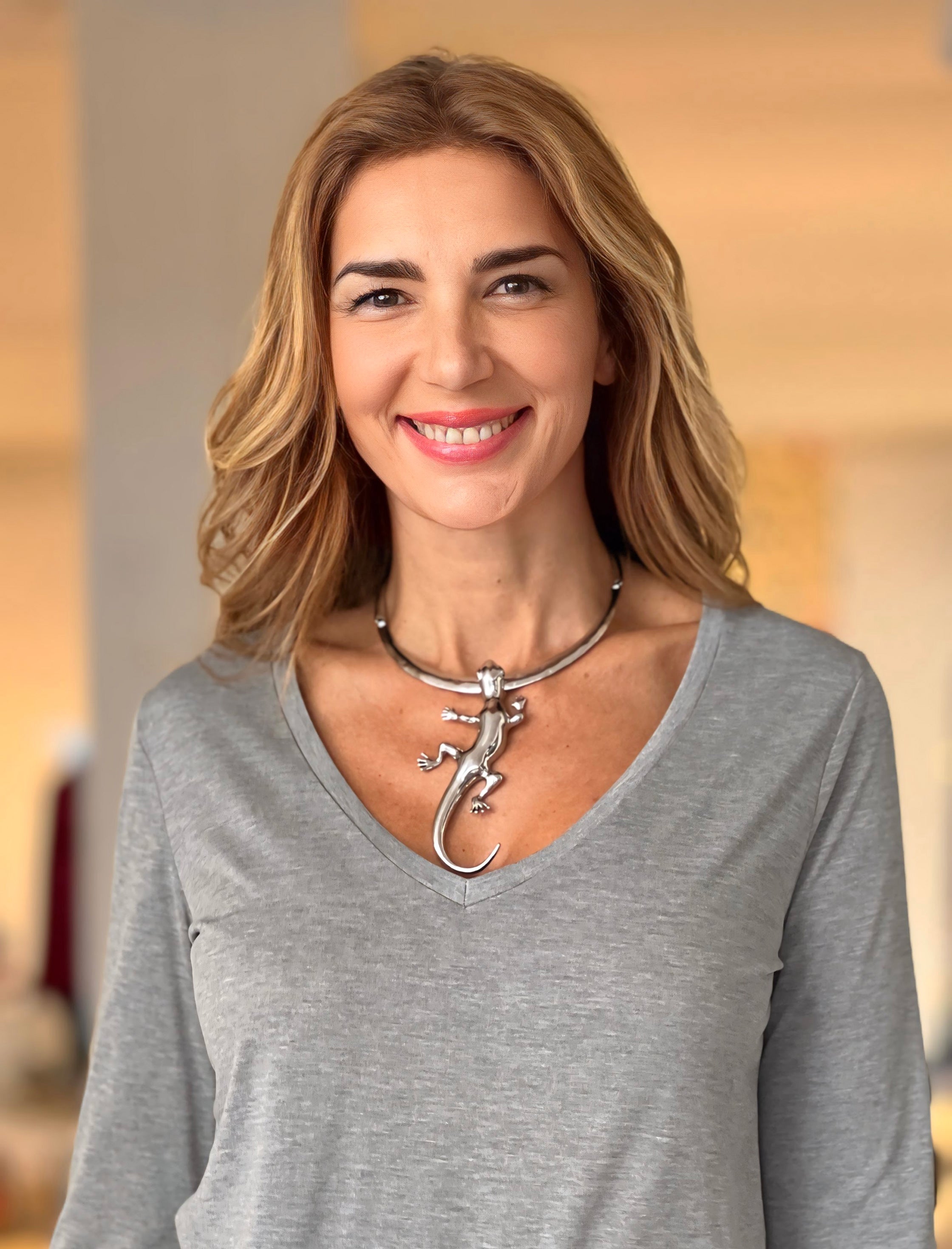 Collar Escultura Salamandra