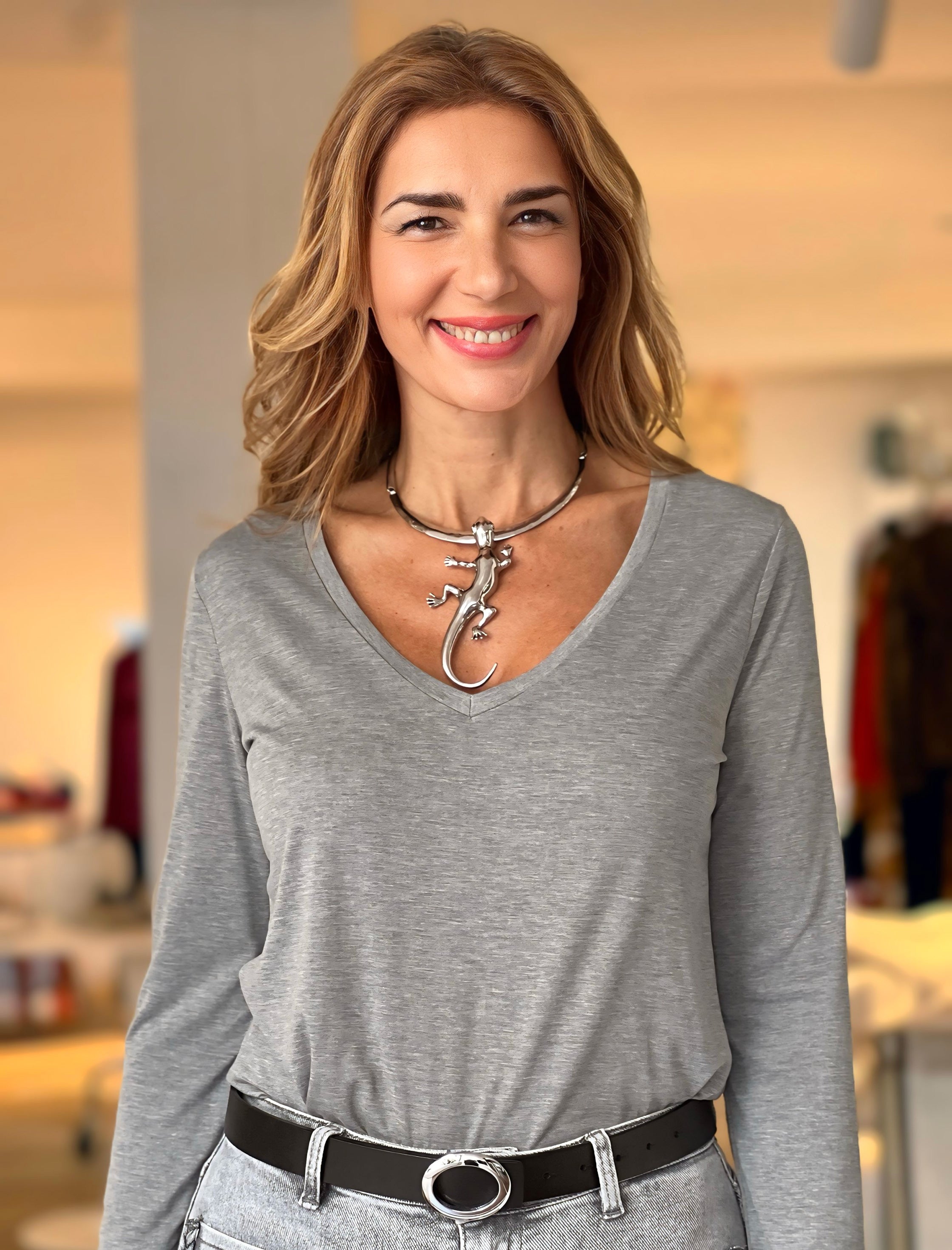 Collar Escultura Salamandra