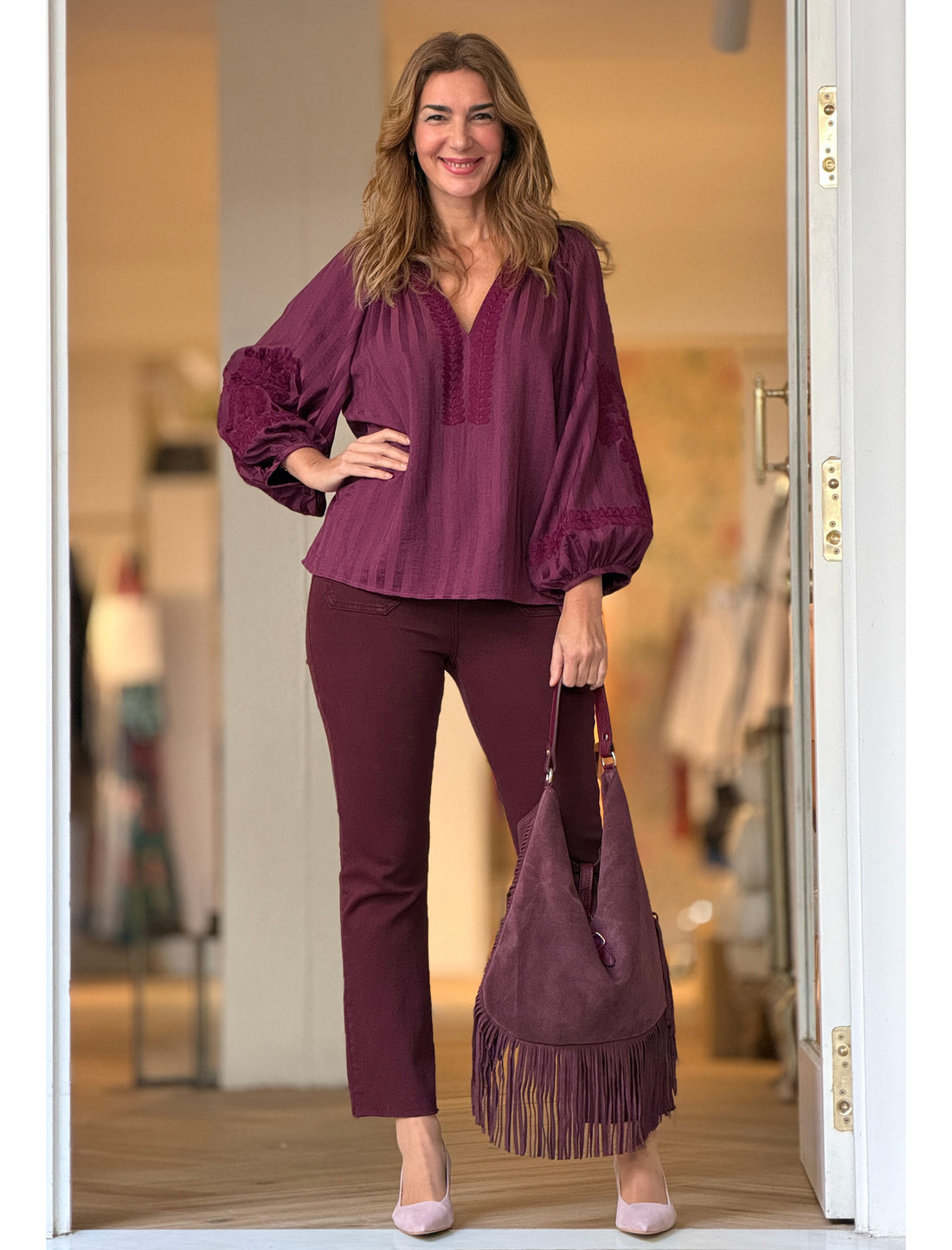 Bolso de flecos boho