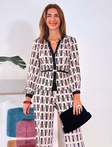 Bolso fruncido ideal negro