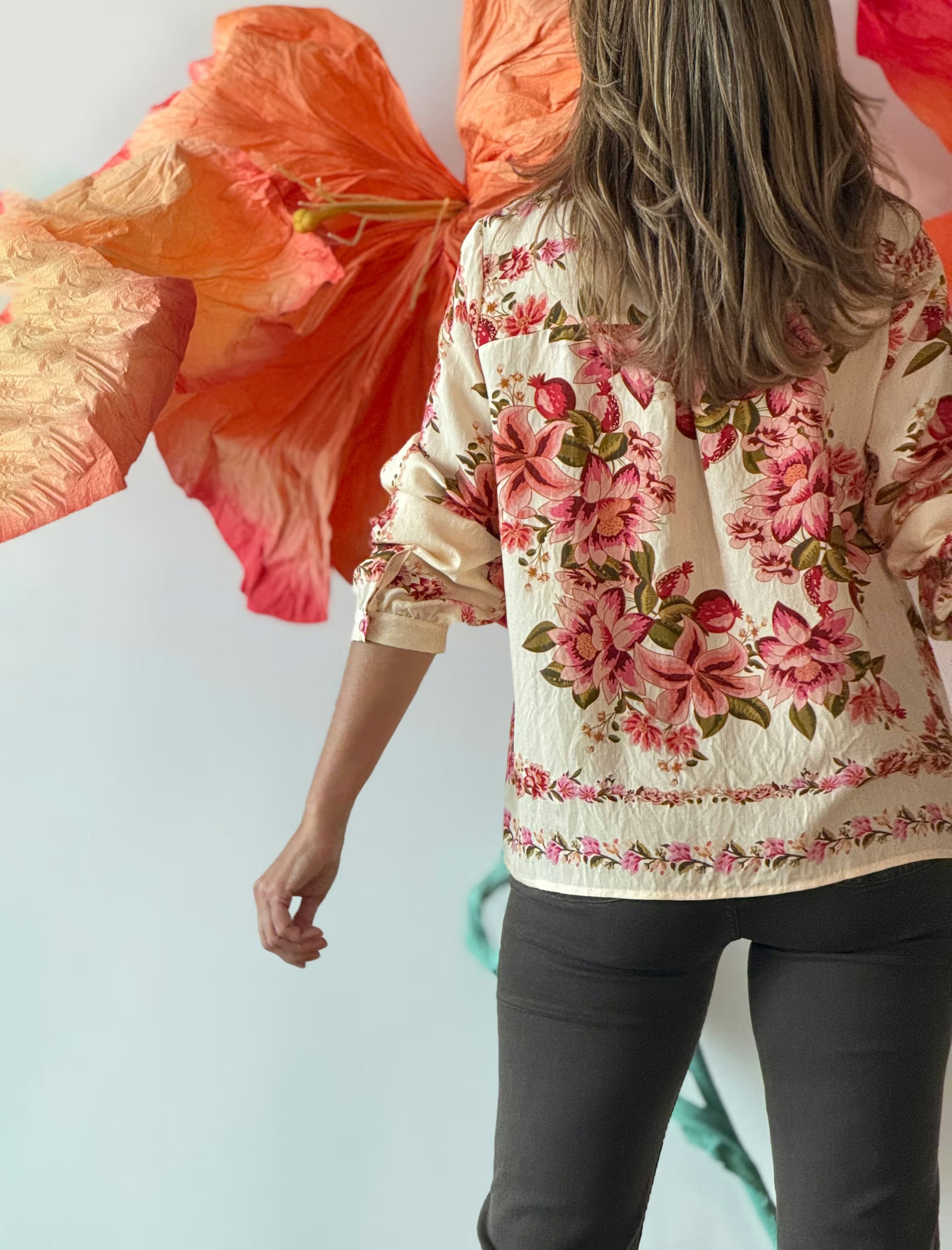 Camisa de flores idealisima