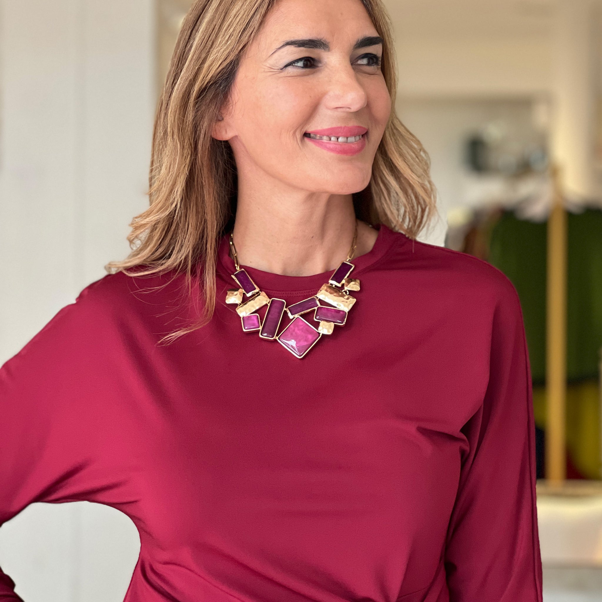 Gargantilla joya fresa