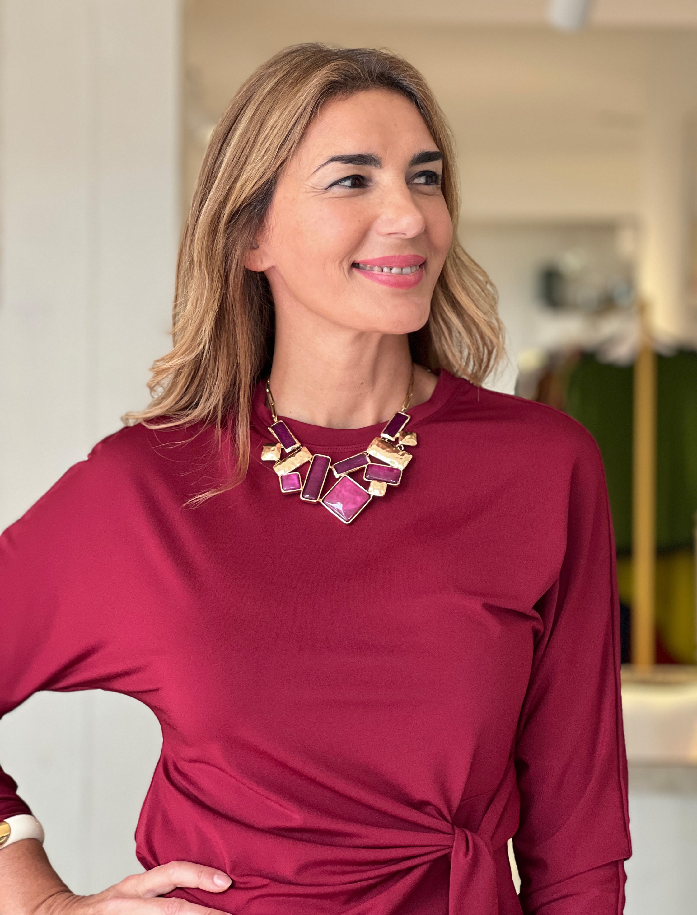 Gargantilla joya fresa