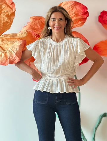 Blusa de volantes ideal
