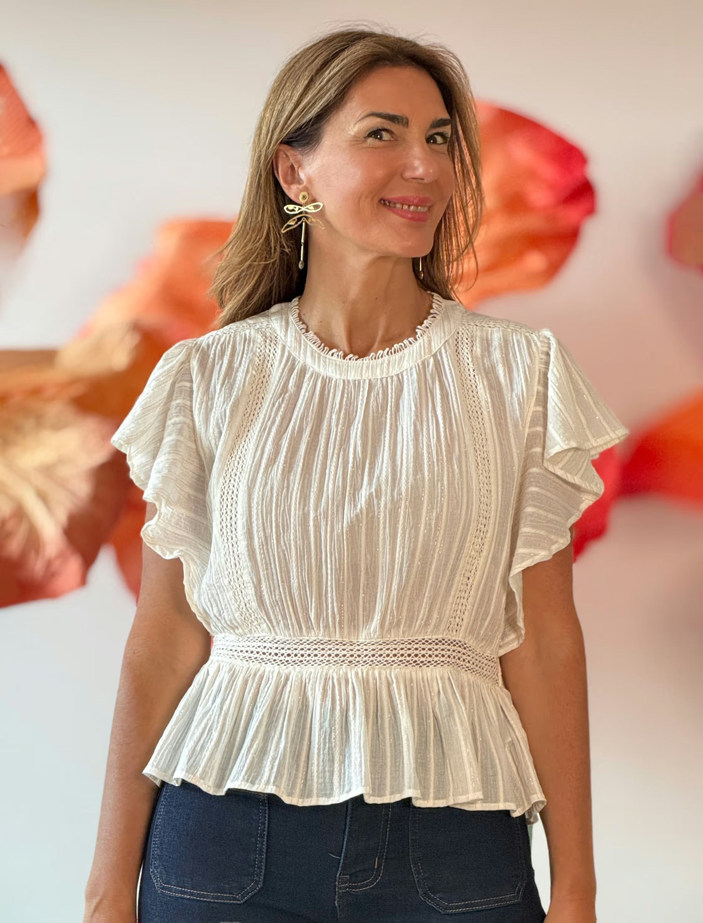 Blusa de volantes ideal