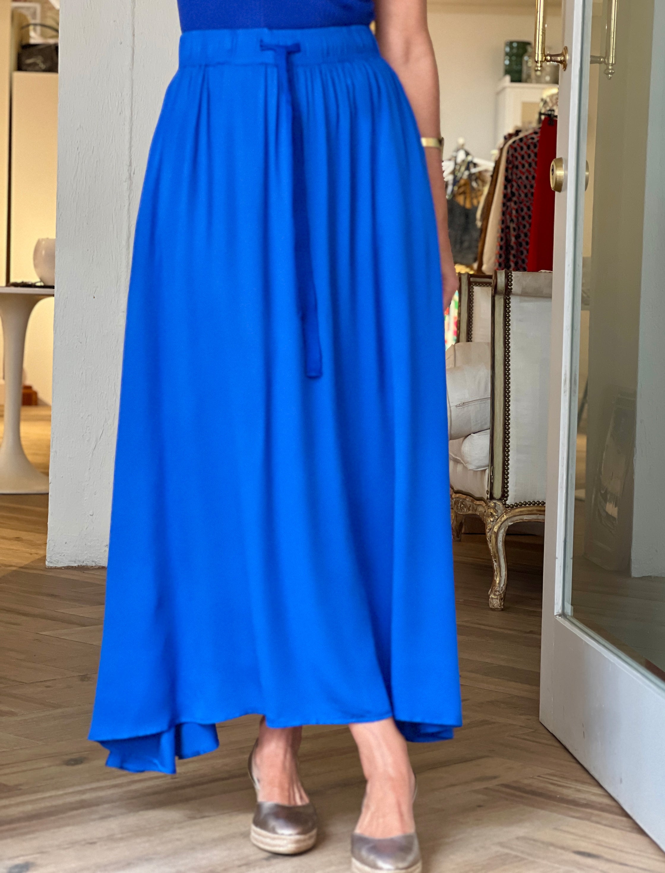 FLOWING CASHMERE SKIRT