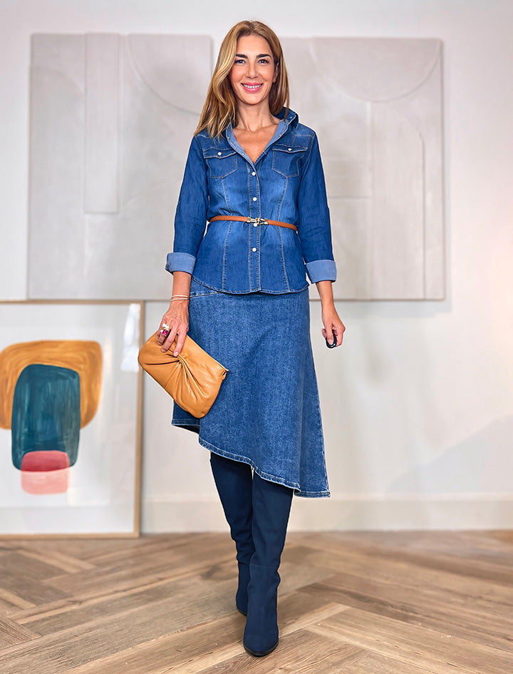 CAMISA JEANS BLUE