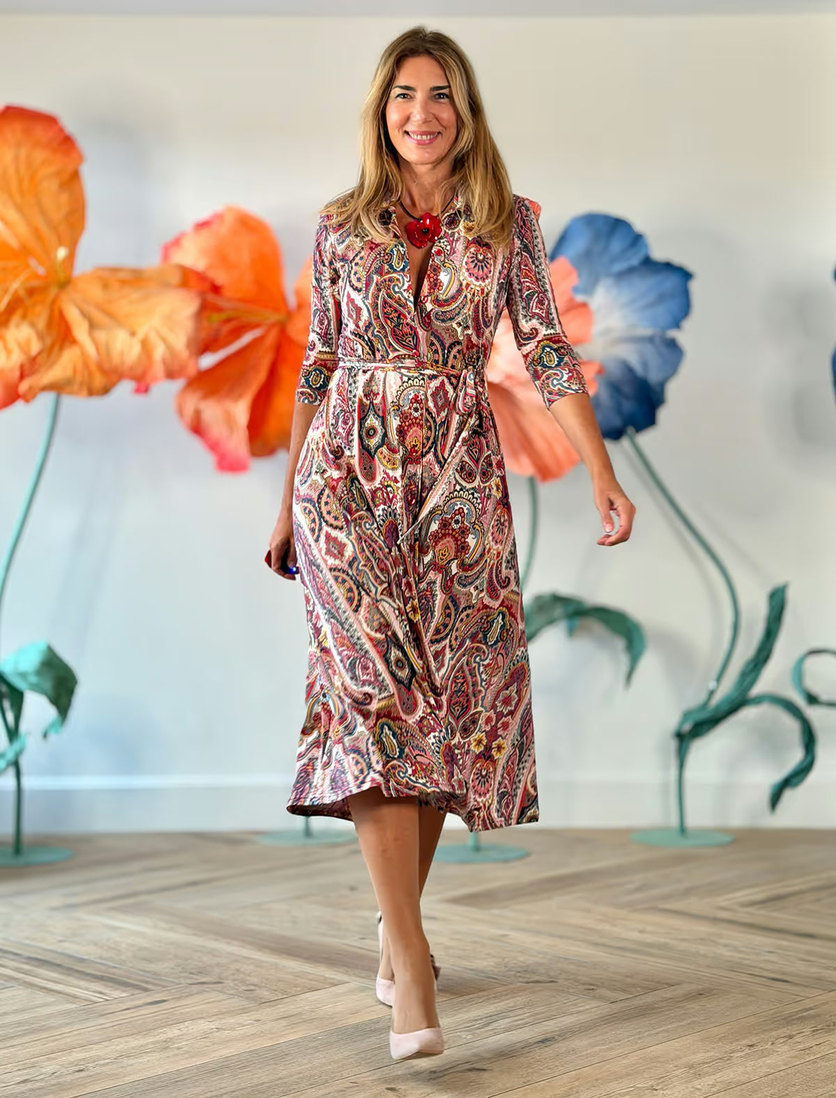 Vestido camisero Cashemir chic